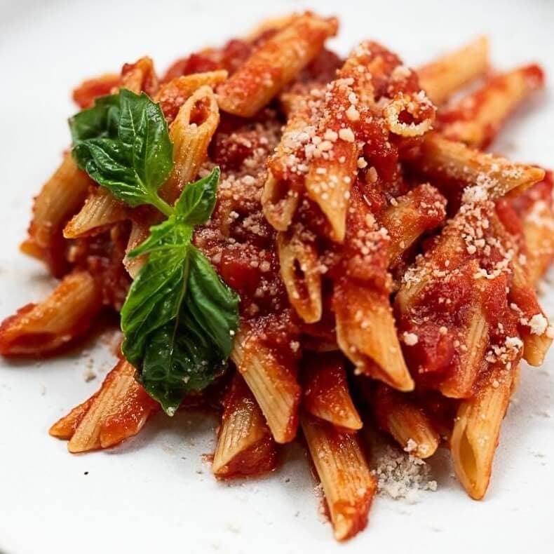 Penne with spicy tomato sauce - Menu item