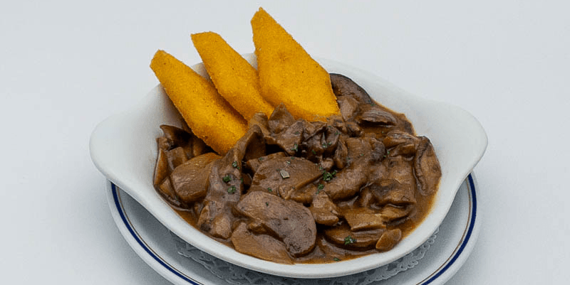 Polenta et cèpes - Menu item