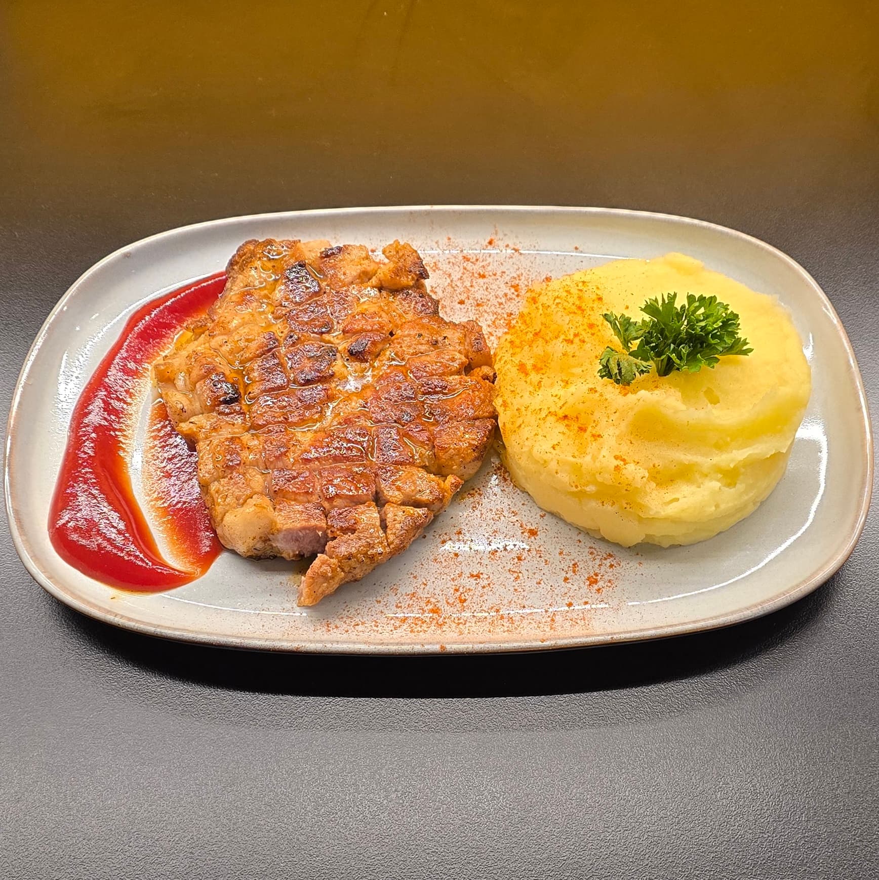 Steak de porc - Menu item
