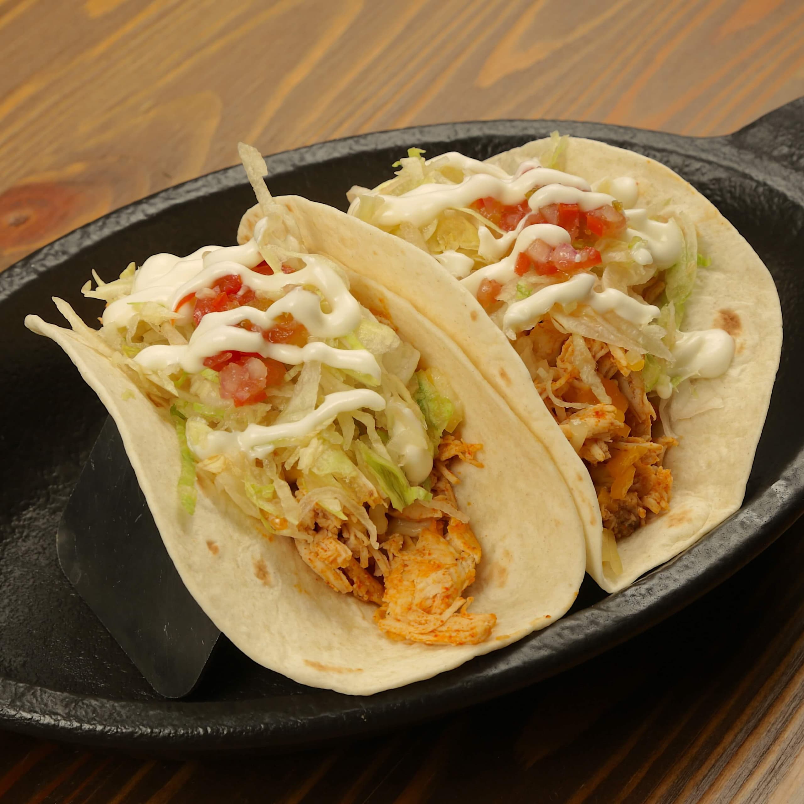 Pulled Chicken Tacos - Menu item