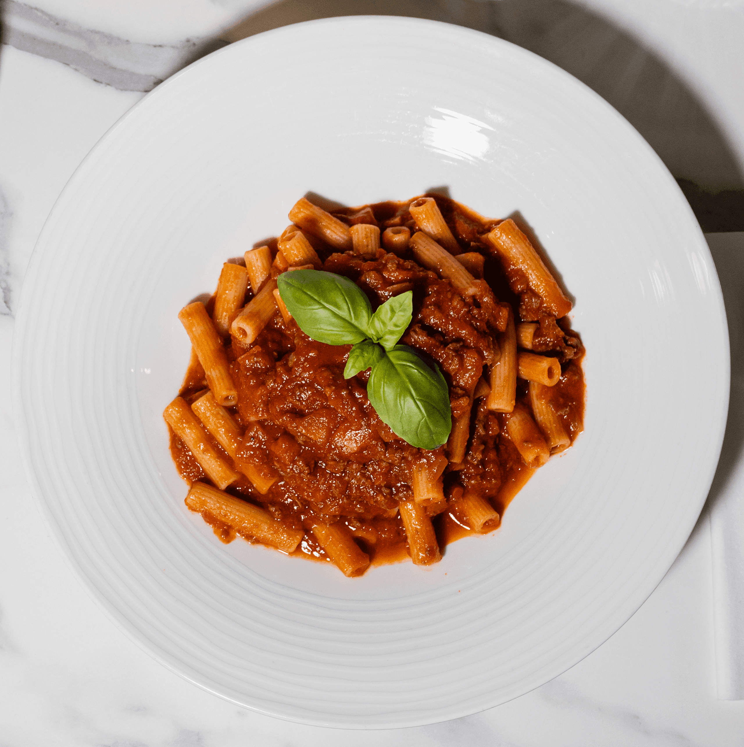 Rigatoni alla Bolognese  - Menu item