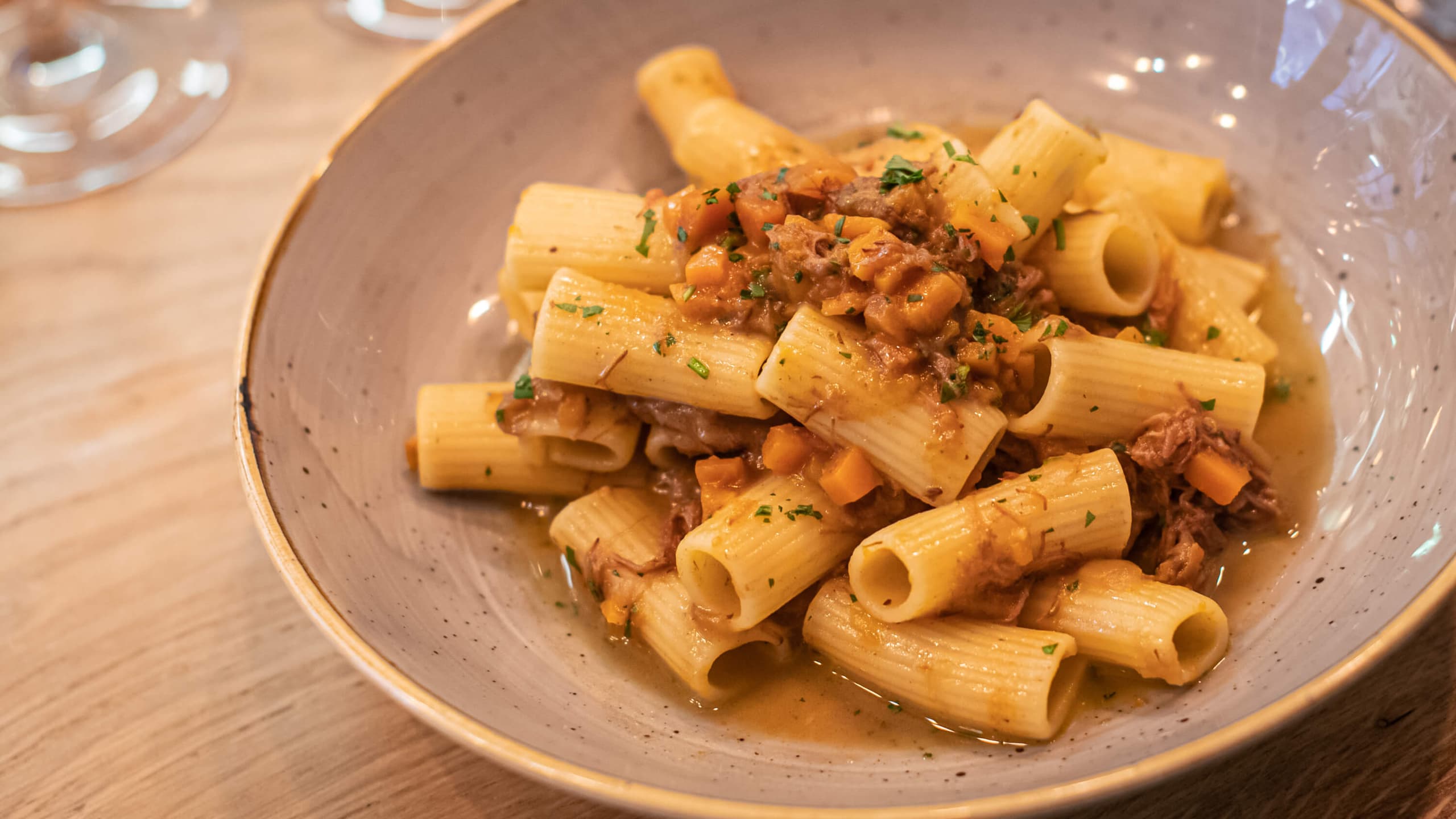 Rigatoni alla genovese - Menu item