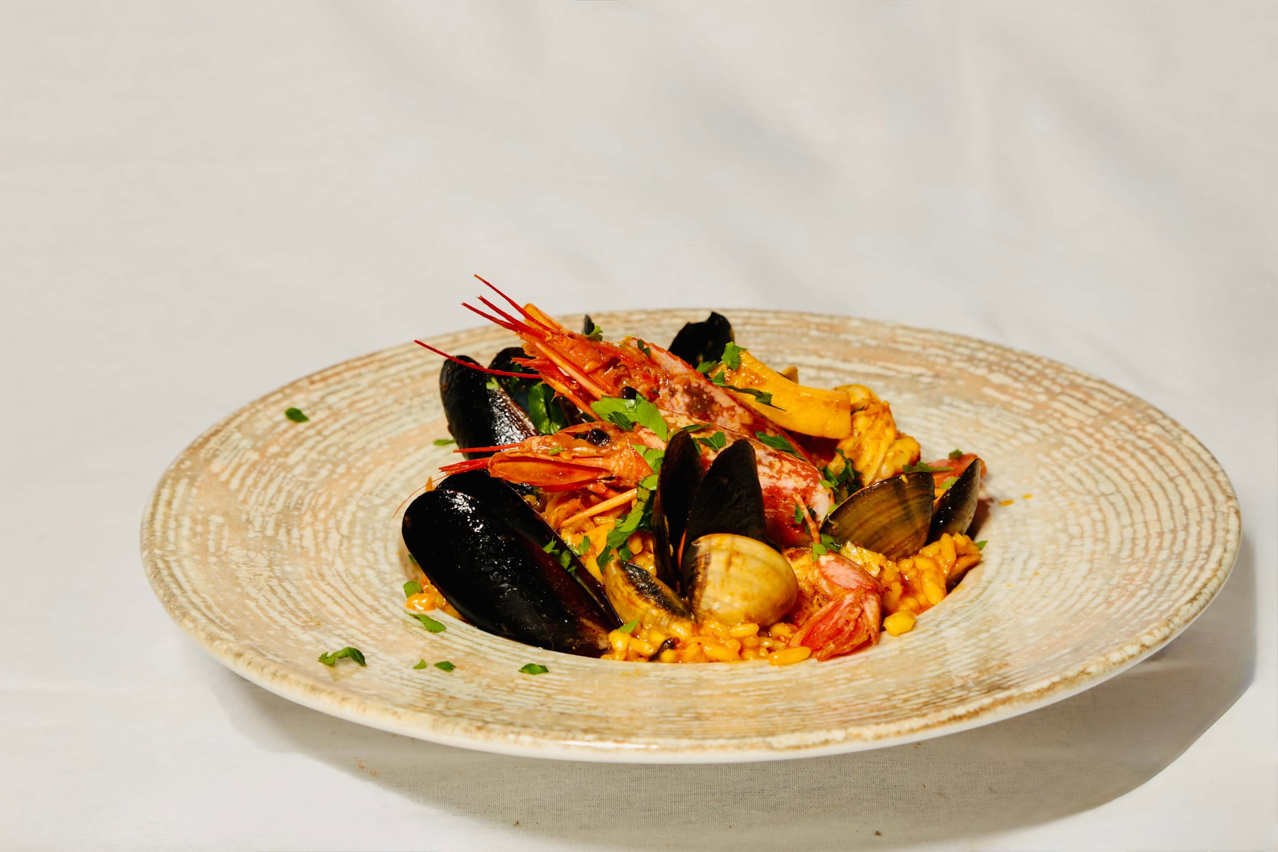 Risotto aux fruits de mer style Paella - Menu item