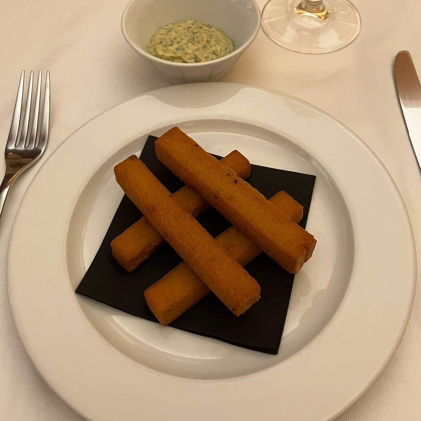 Panisse au romarin - Menu item