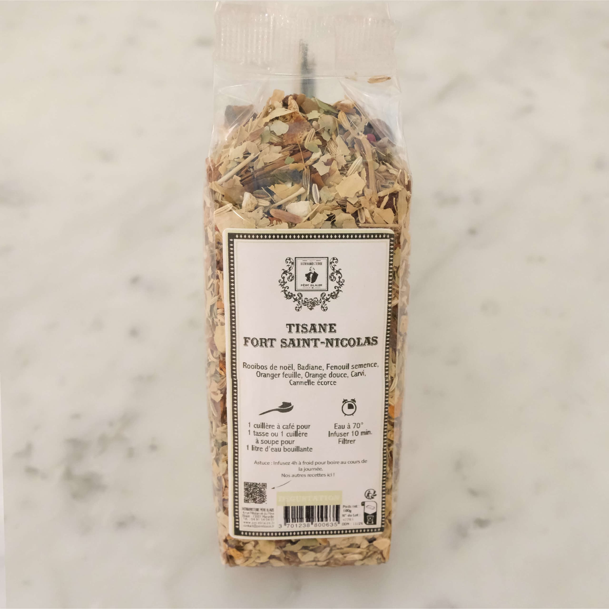 Tisane fort Saint-Nicolas 100gr - Menu item