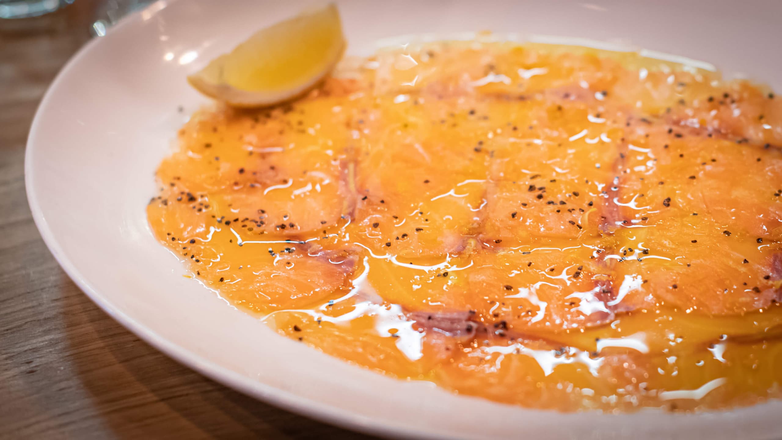 Carpaccio de Saumon  - Menu item