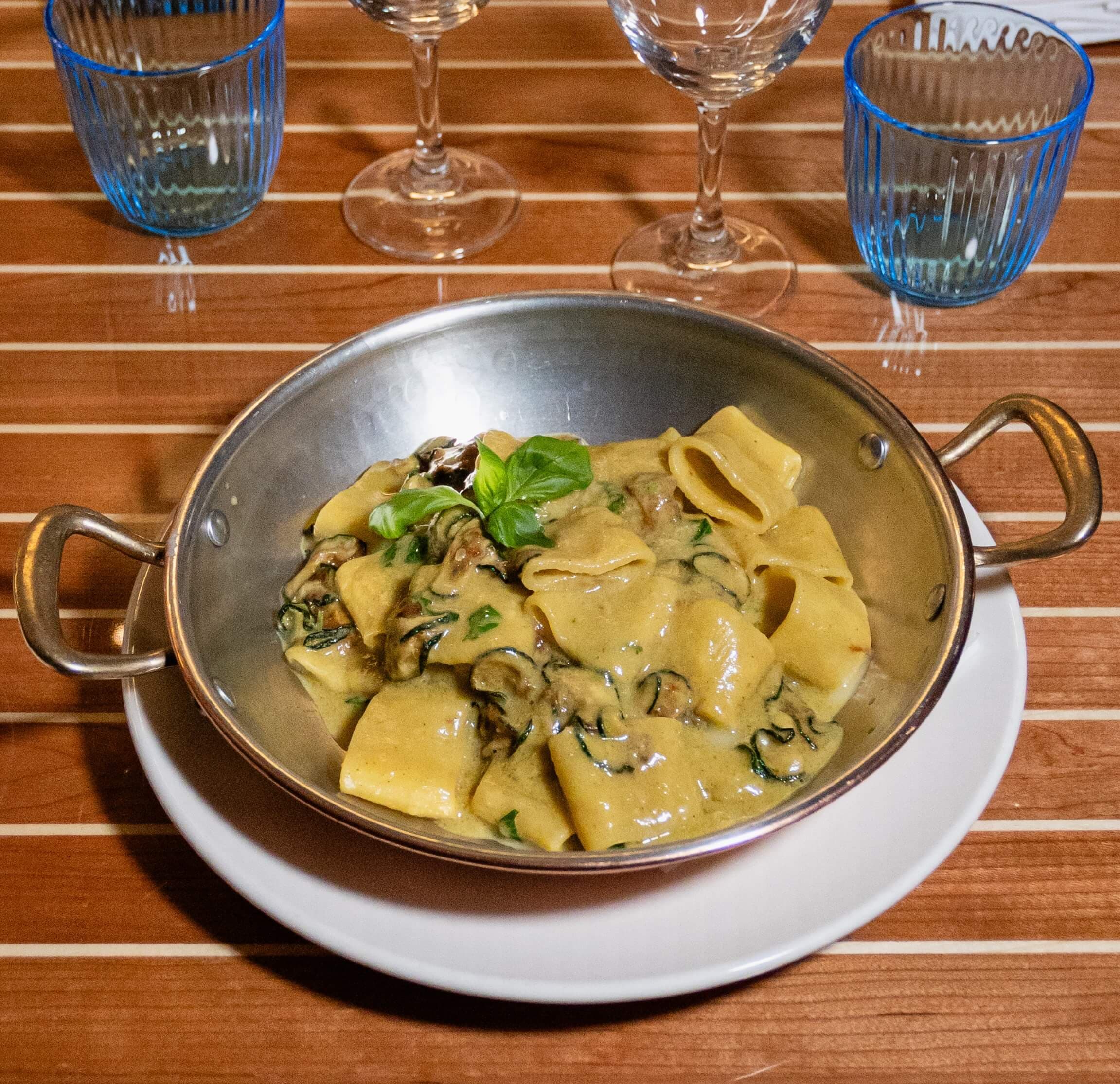 Scialatielli alla Nerano - Menu item