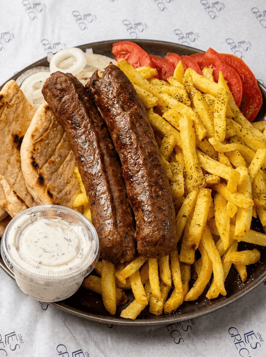Assiette Soutzoukaki - Menu item