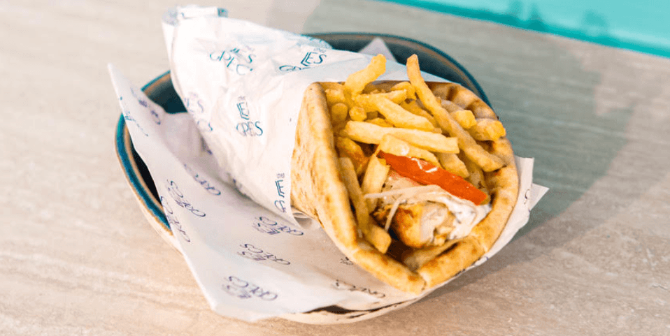 Pita Souvlaki Poulet - Menu item