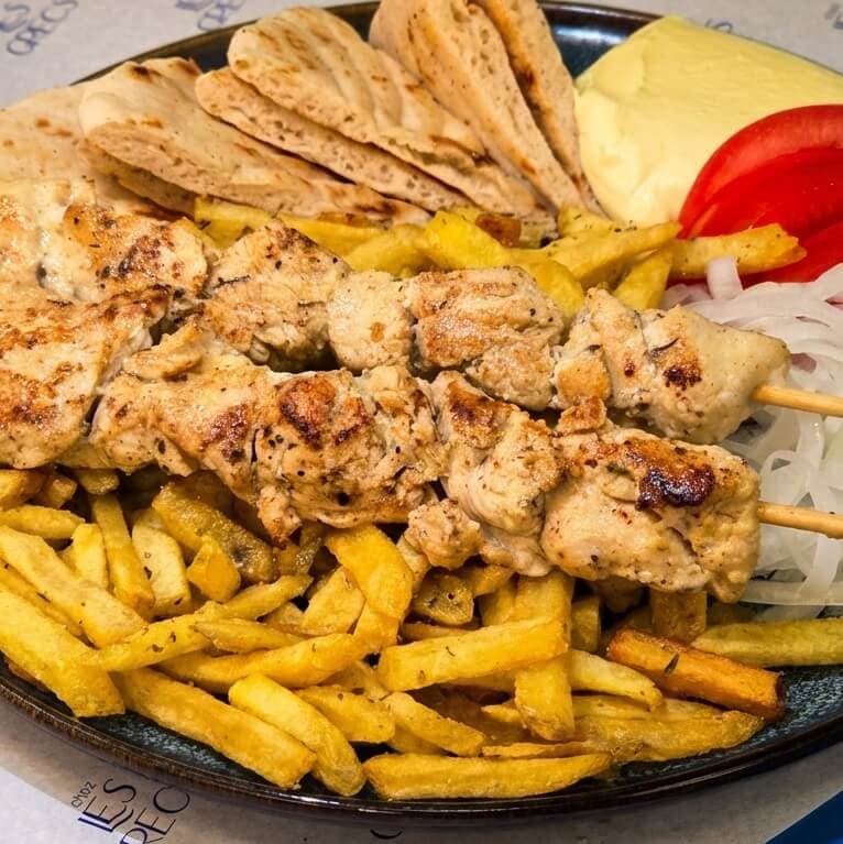 Assiette Souvlaki Poulet - Menu item