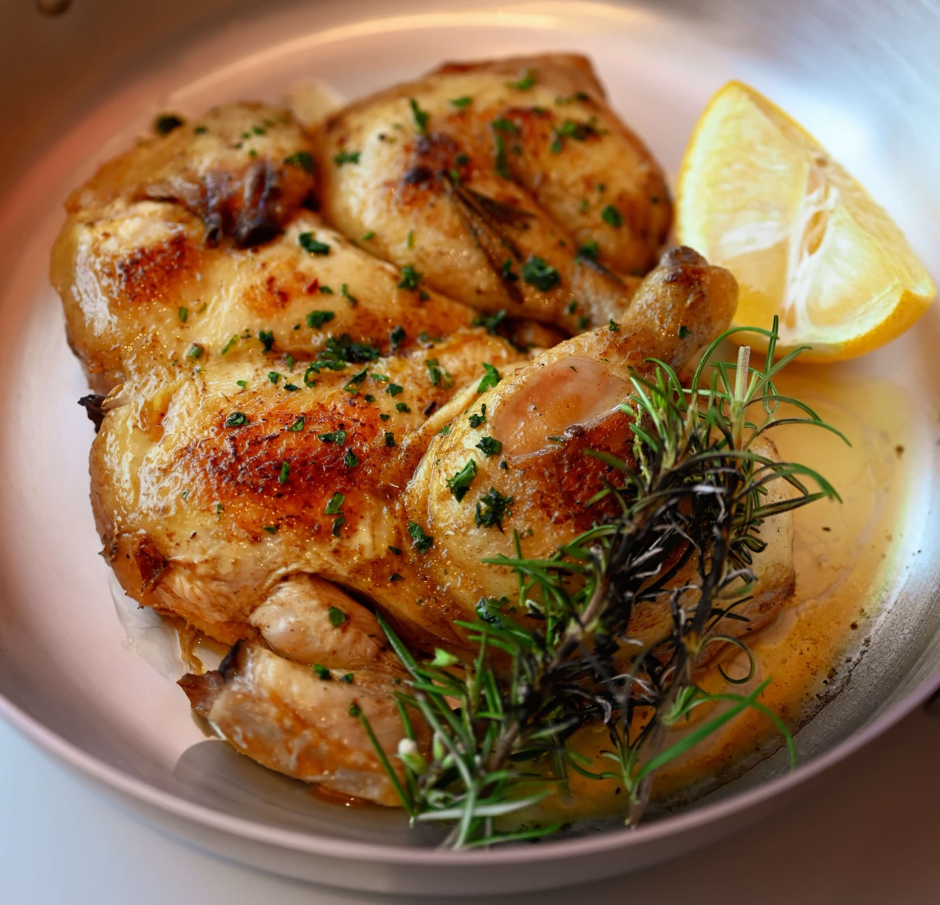 Coquelet à la diavola - Menu item