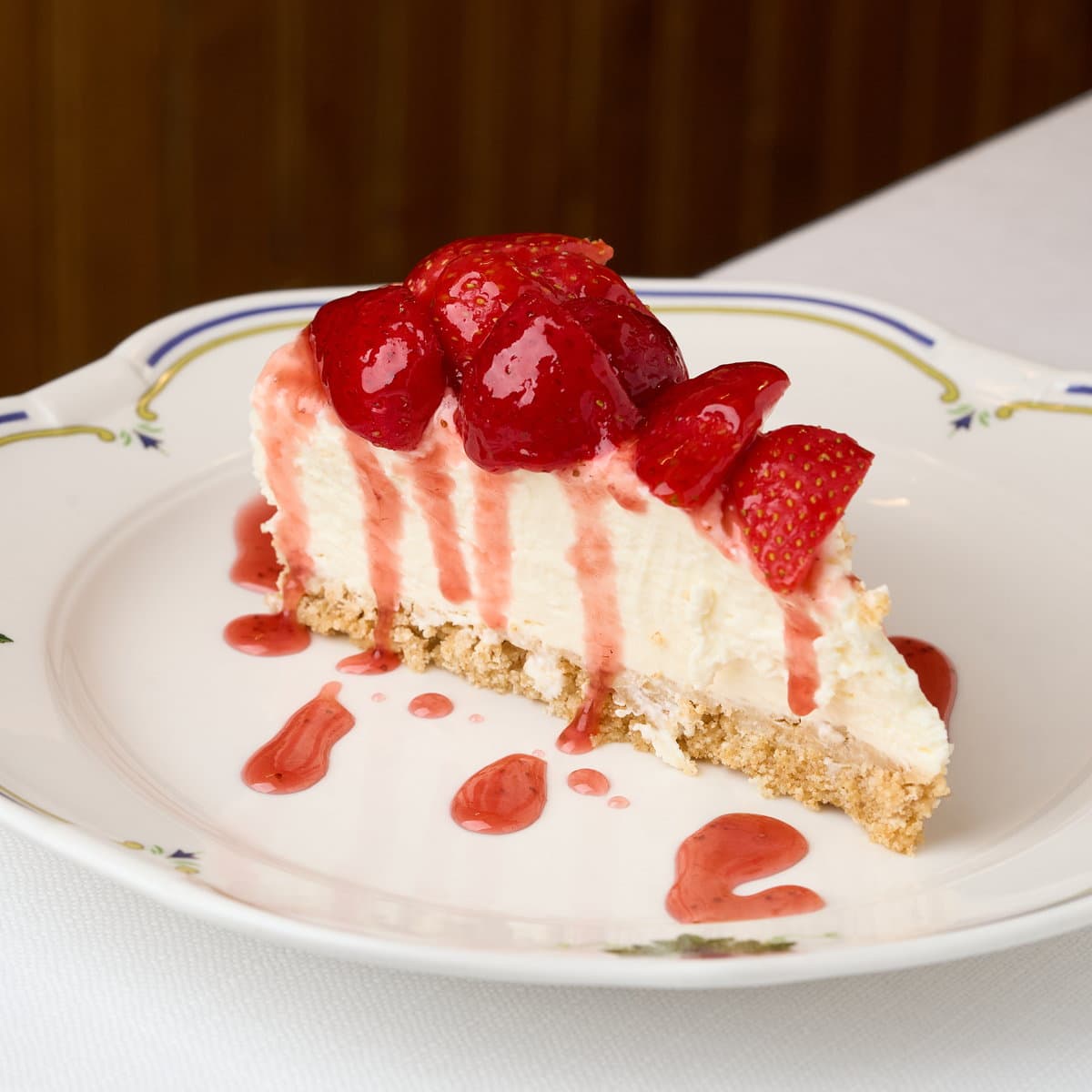 Cheesecake à la fraise - Menu item