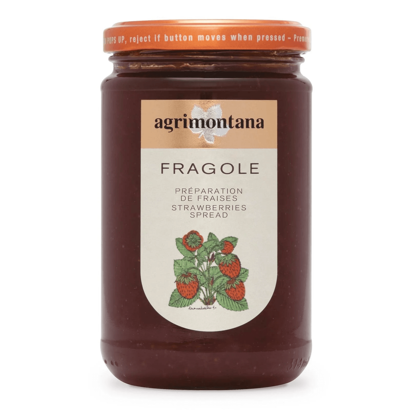 Confiture de fraise - Menu item
