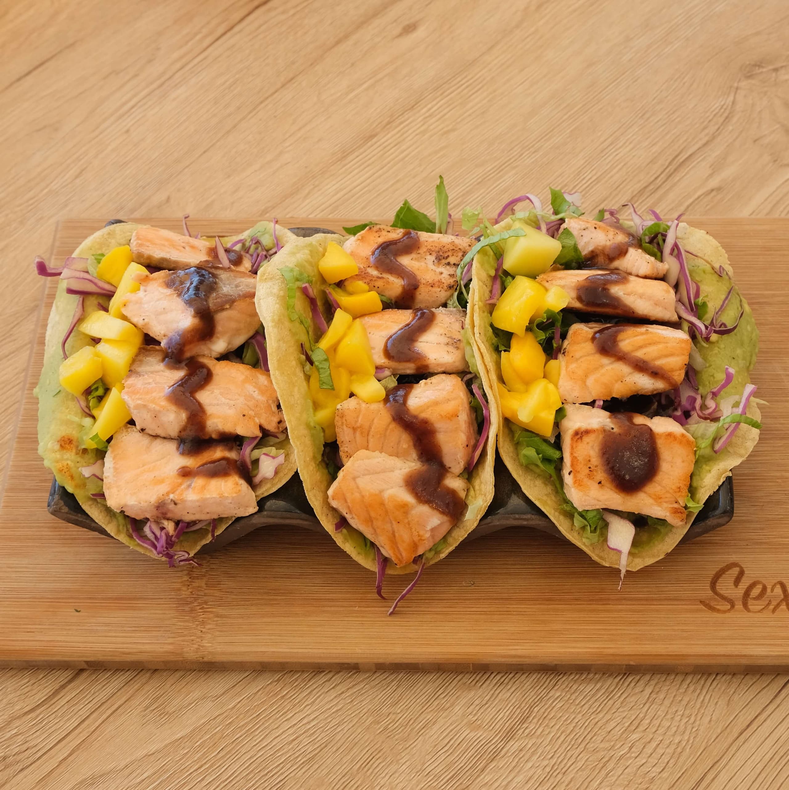 Tacos de salmon - Menu item