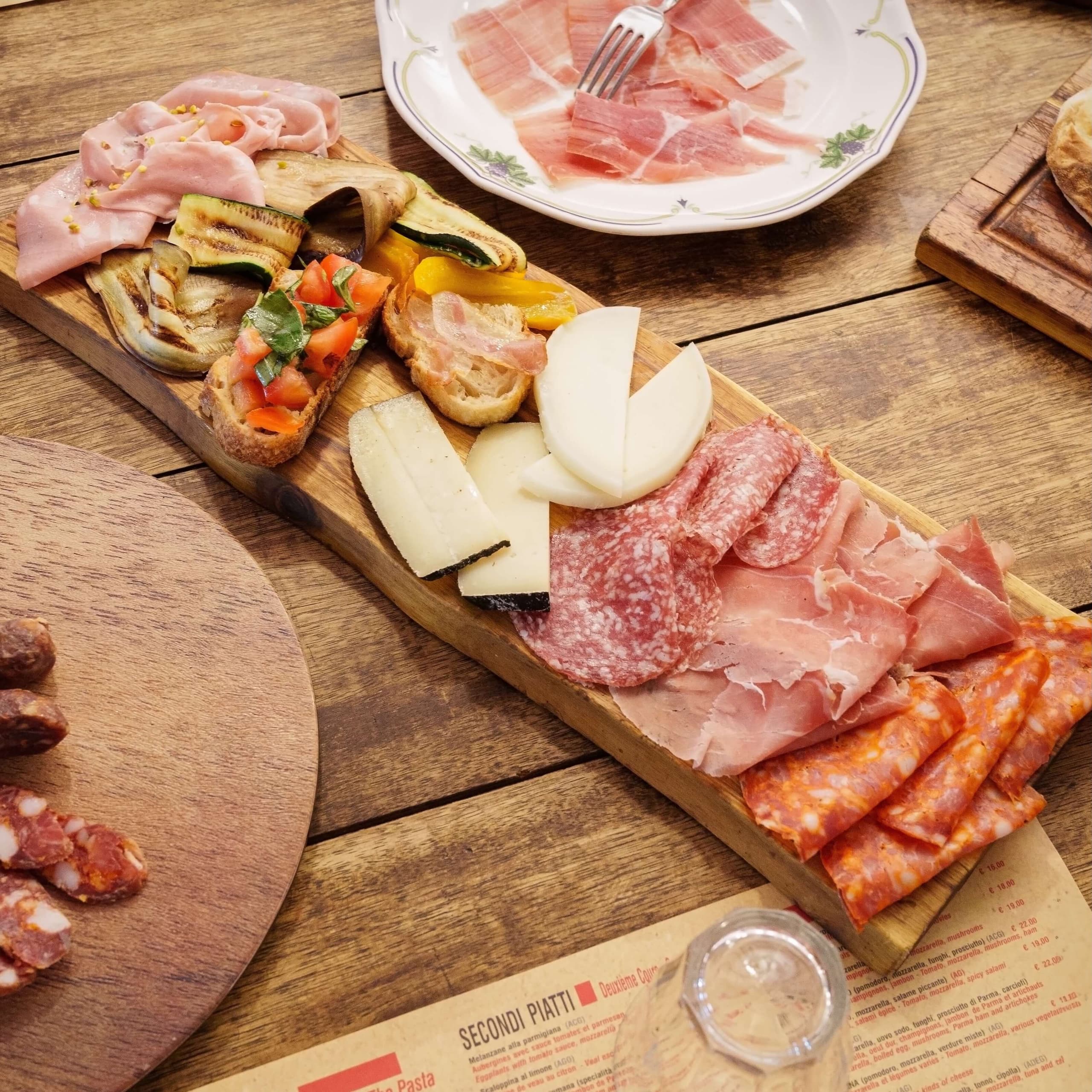 Tagliere tre scalini - Menu item