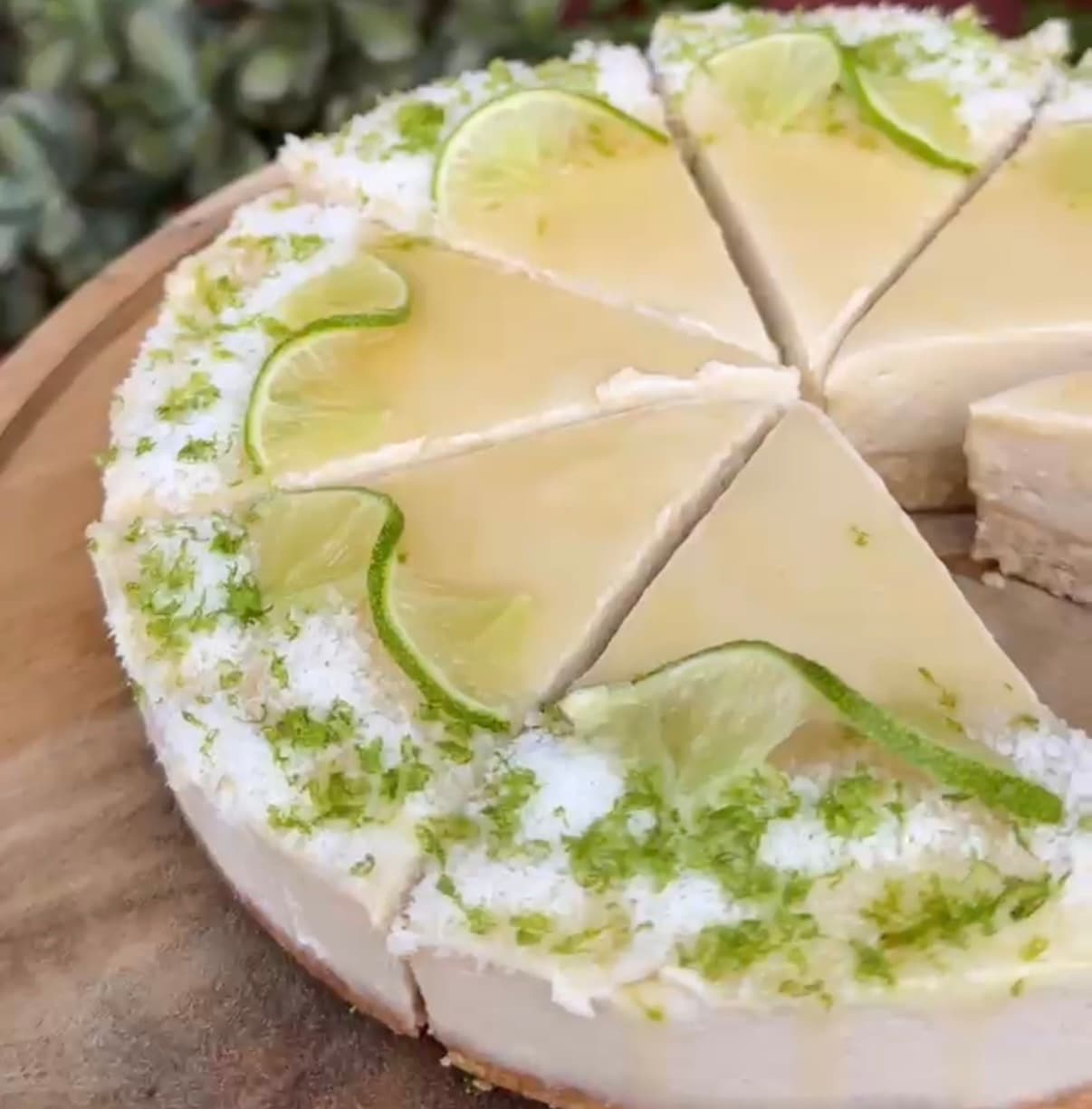 Tart of the week : Coconut Lime Cheesecake - Menu item