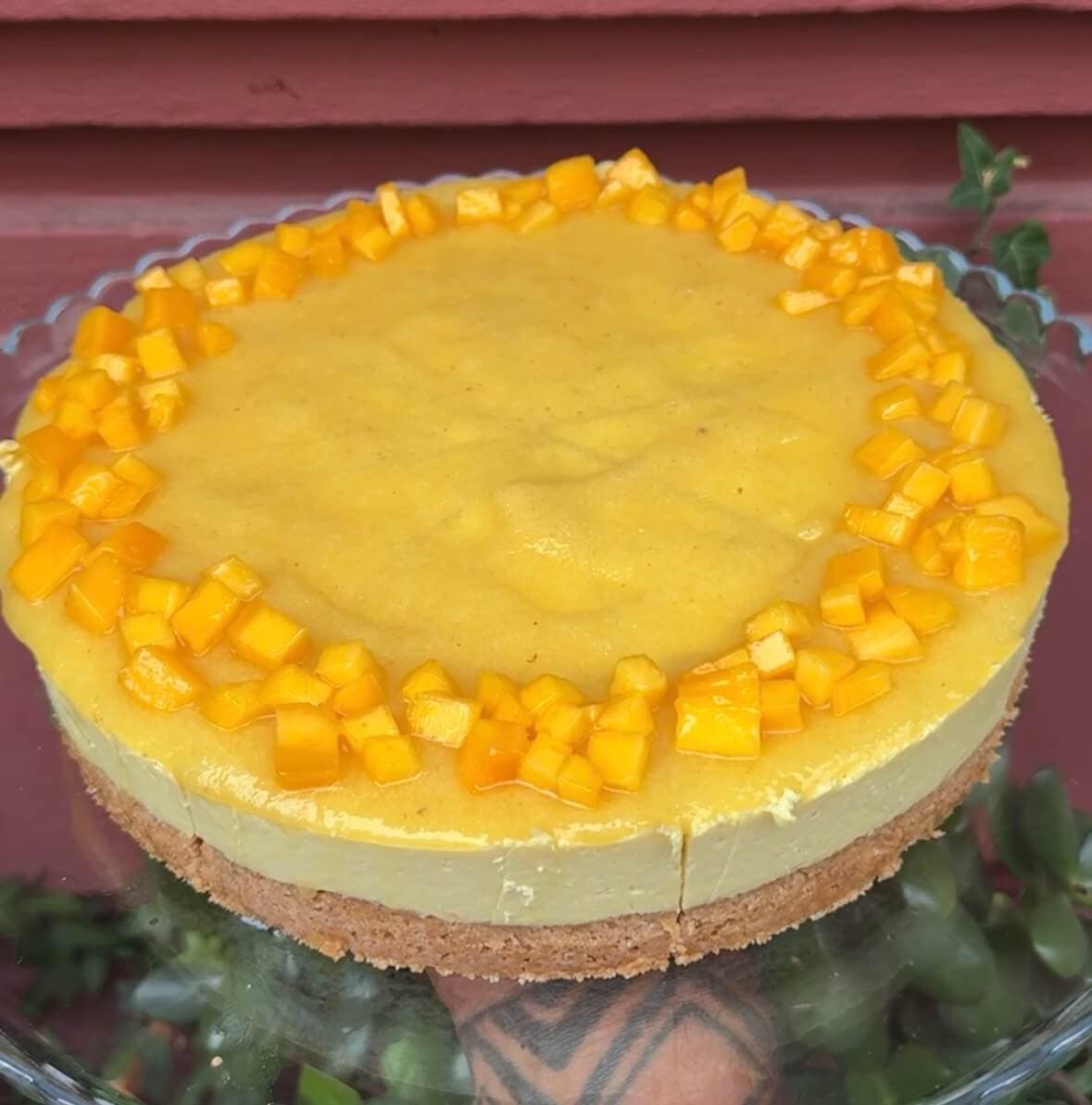 Tarte de la semaine : Cheesecake à la mangue - Menu item