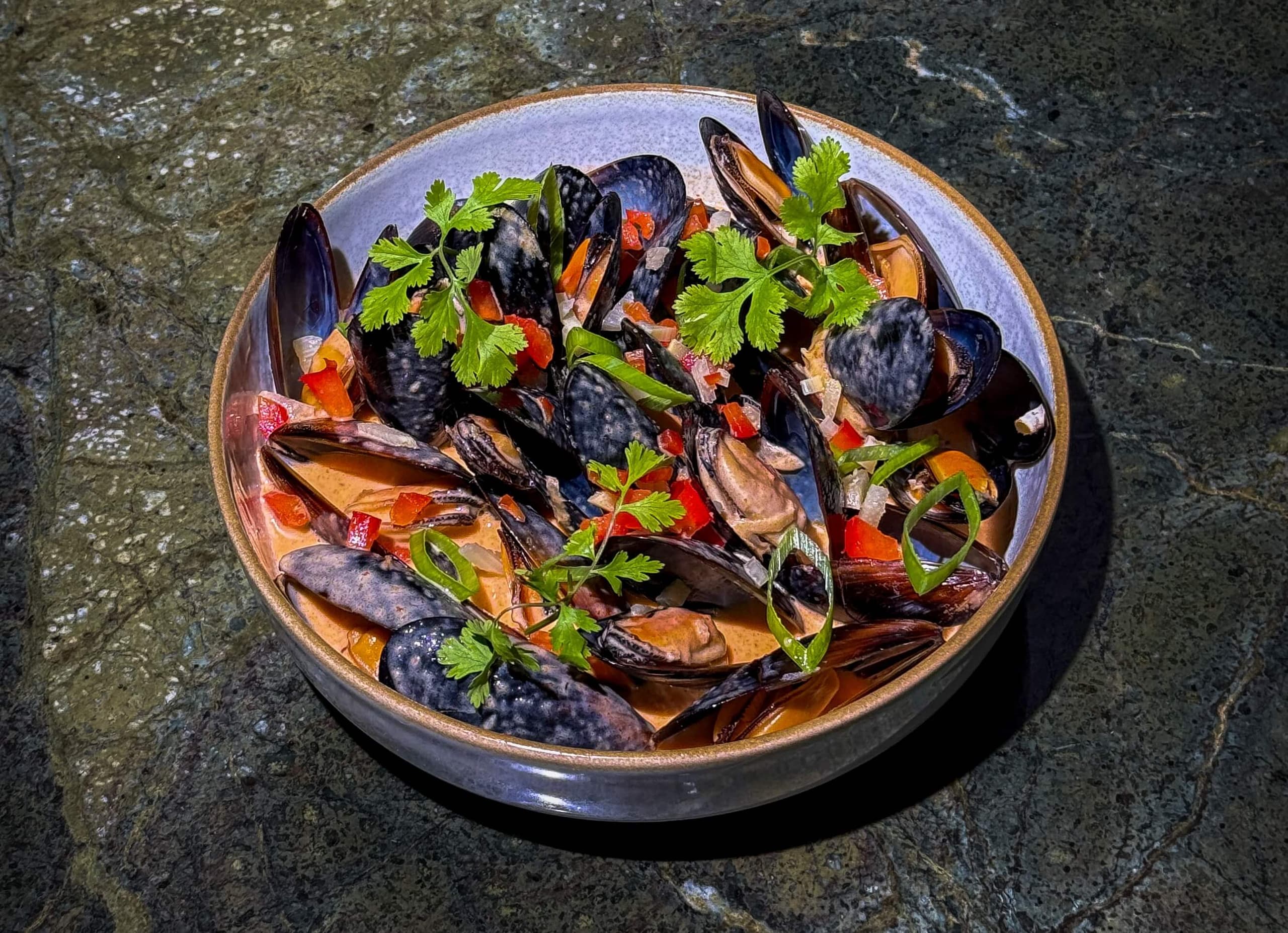 Moules à la thai - Menu item