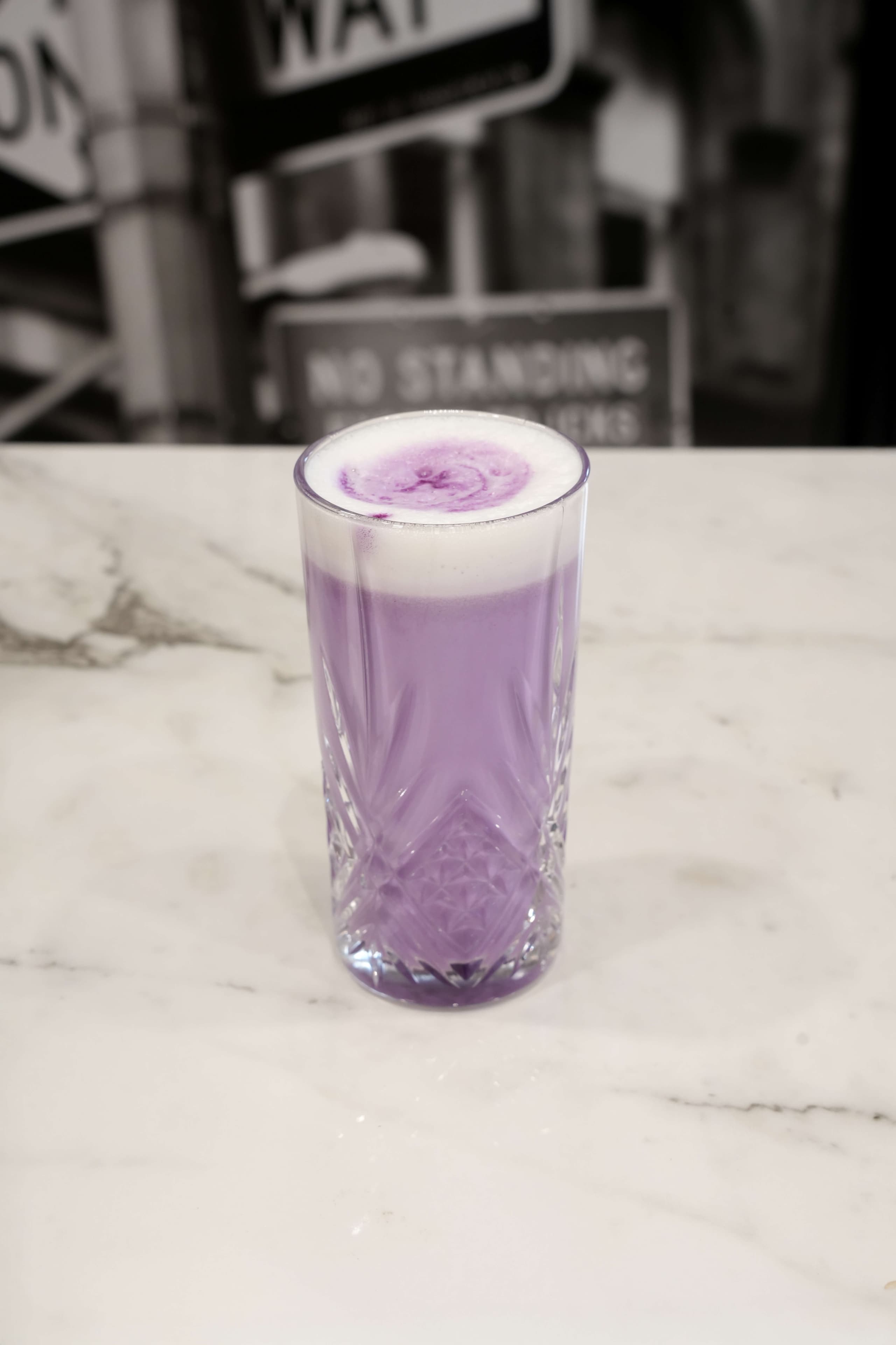 Ube latte - Menu item