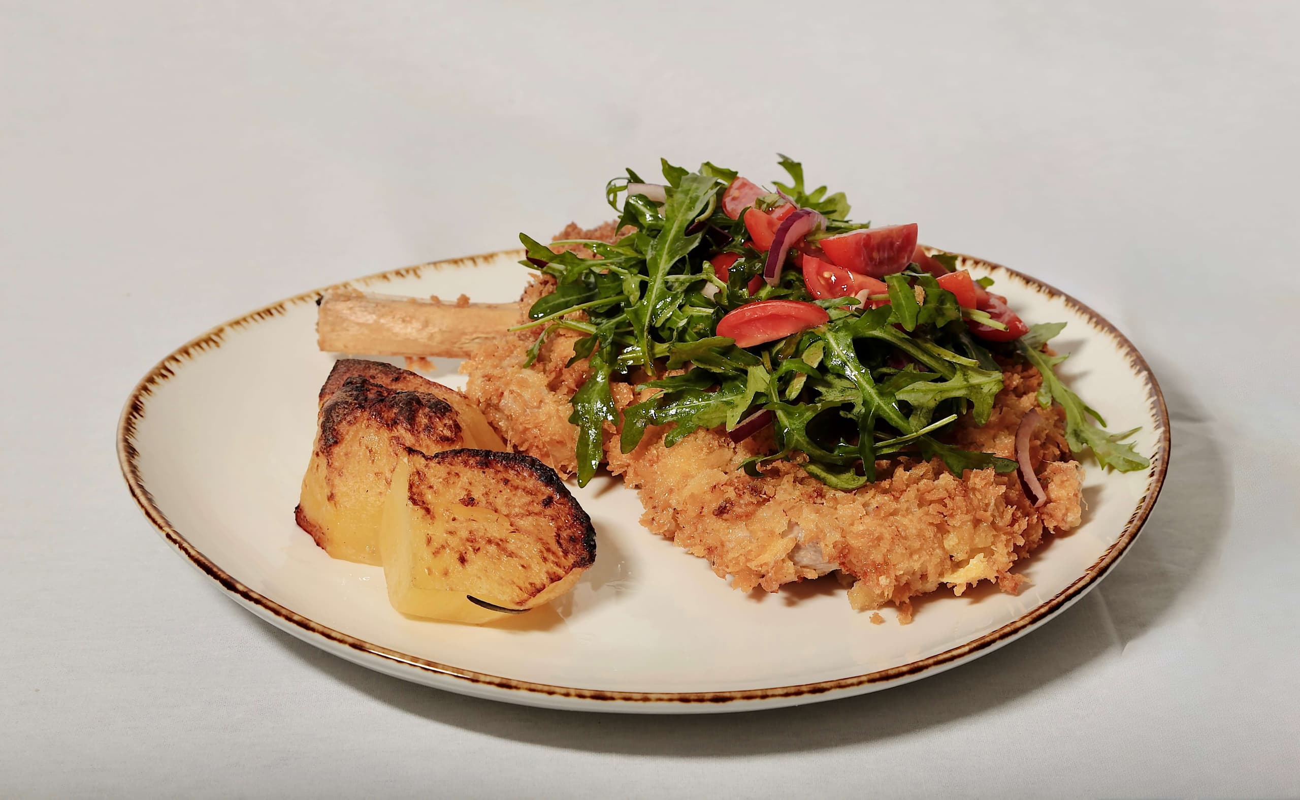 Escalope de veau à la milanaise - Menu item