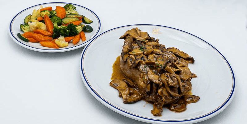 Côte de Veau aux champignons  - Menu item