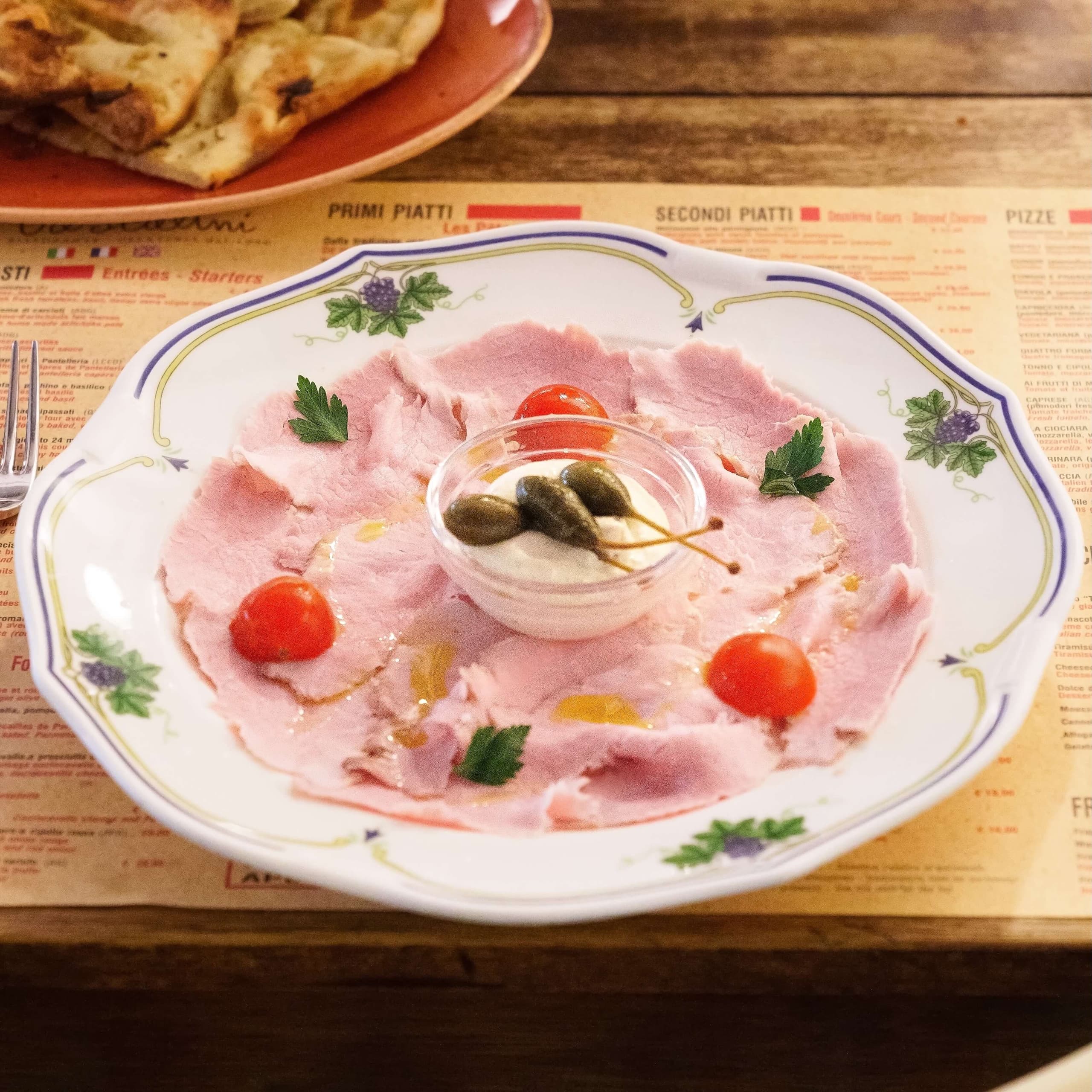 Vitello tonnato  - Menu item