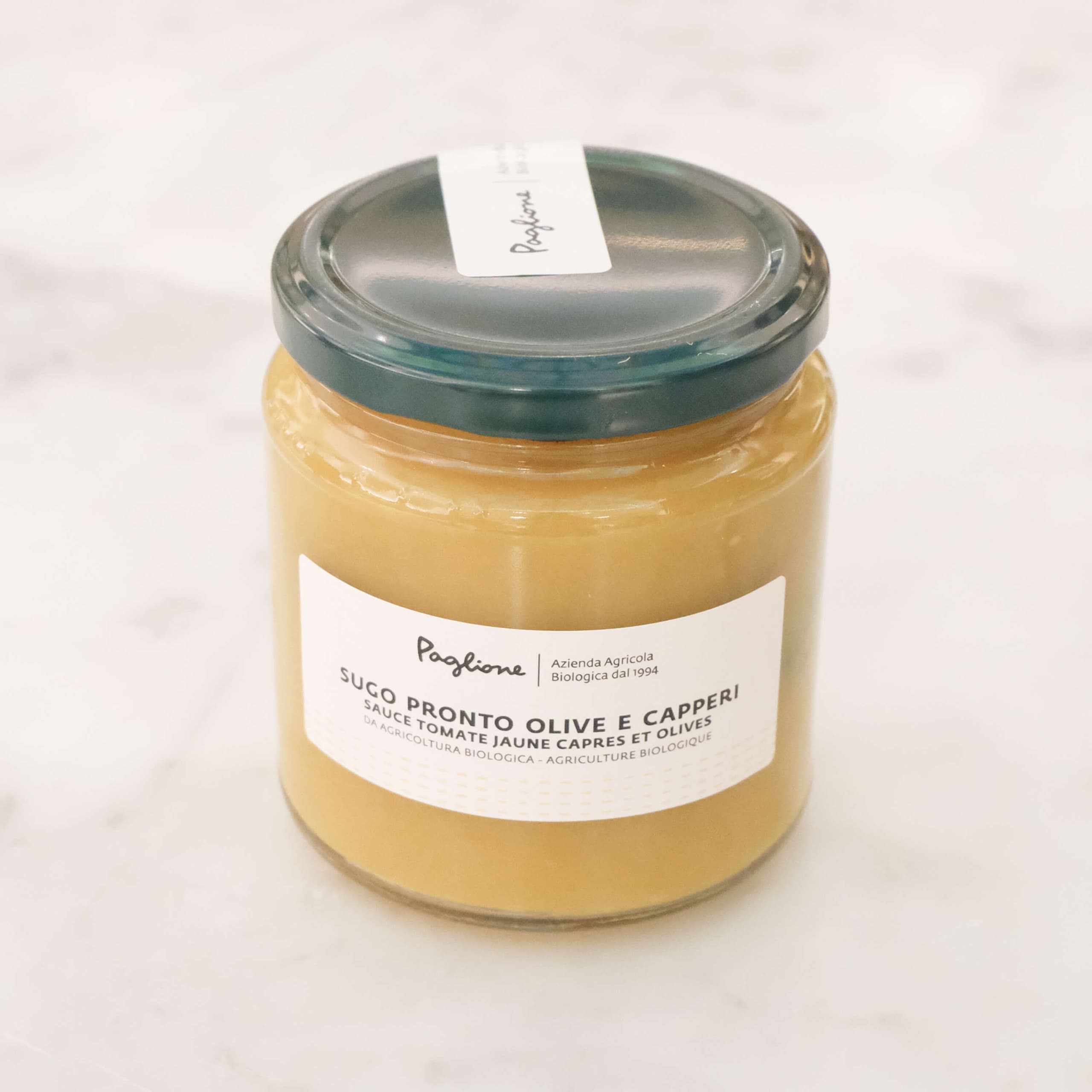 Sauce tomate jaune et capres 180gr - Menu item