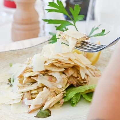 Salade d'artichauts - Menu item