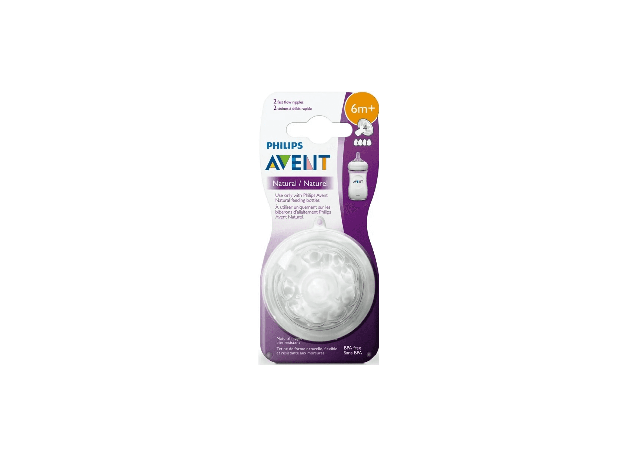 Tetine Avent Debit Rapide - Menu item