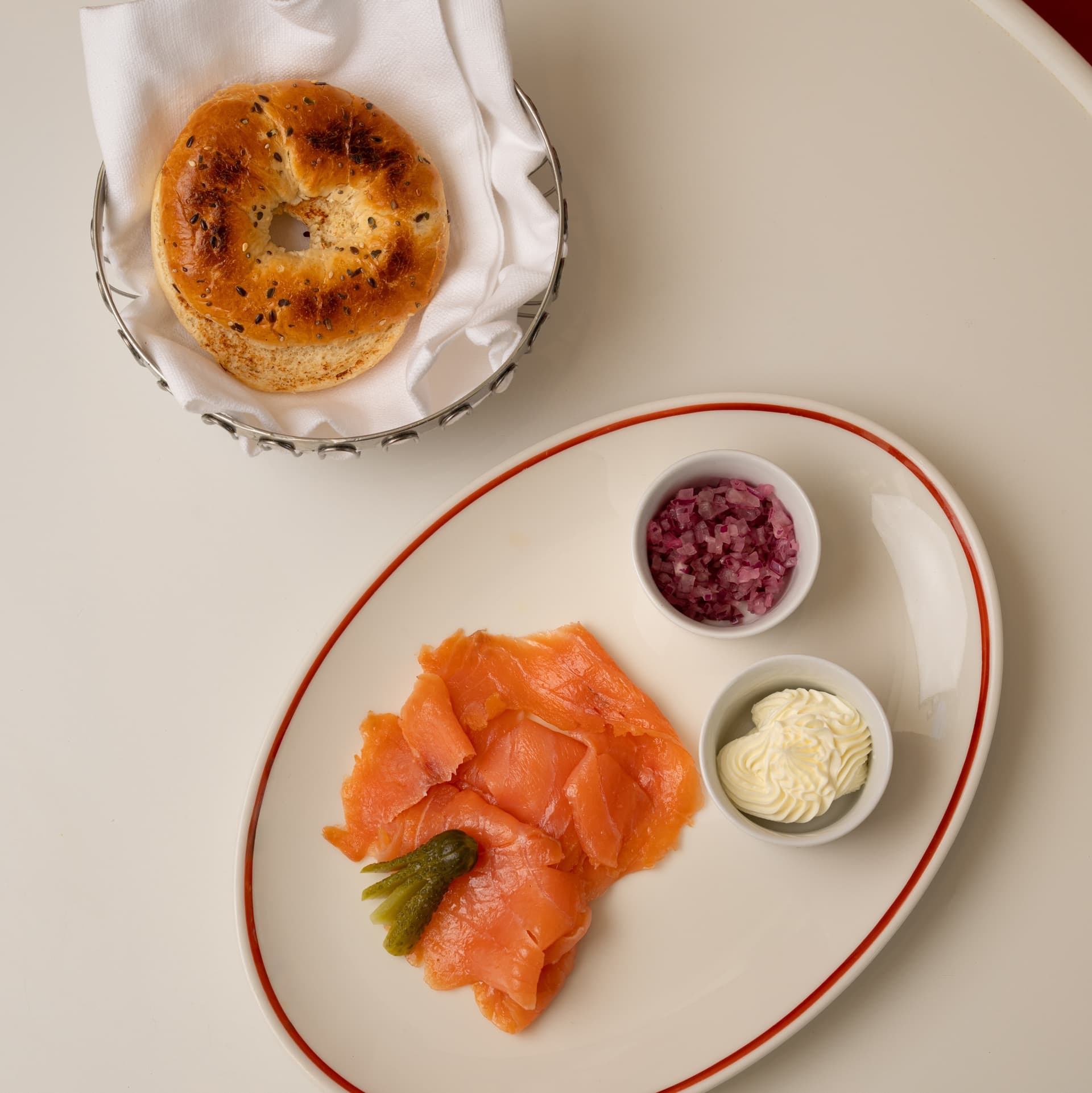 Bagel al Salmone Affumicato - Menu item
