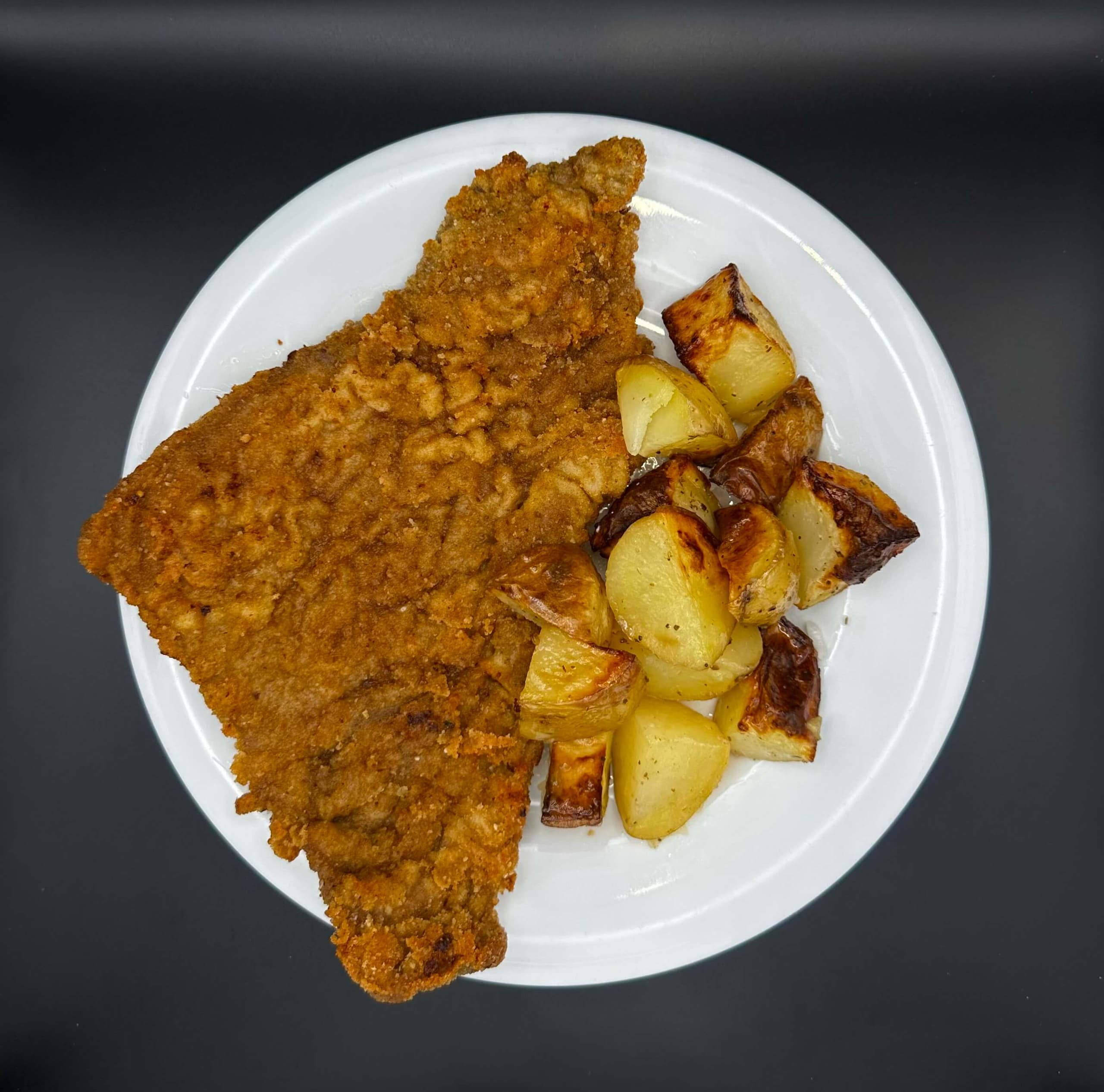 Milanese de bœuf avec pommes de terre - Menu item
