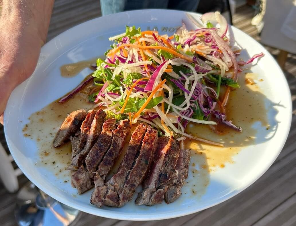 Beef Carpaccio (180g) Thai Salad