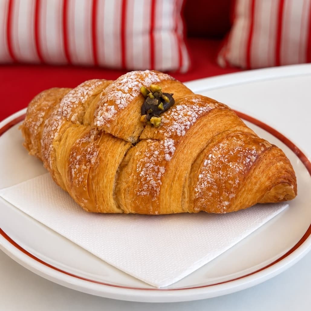 Brioche Cioccolato e Pistacchio - Menu item