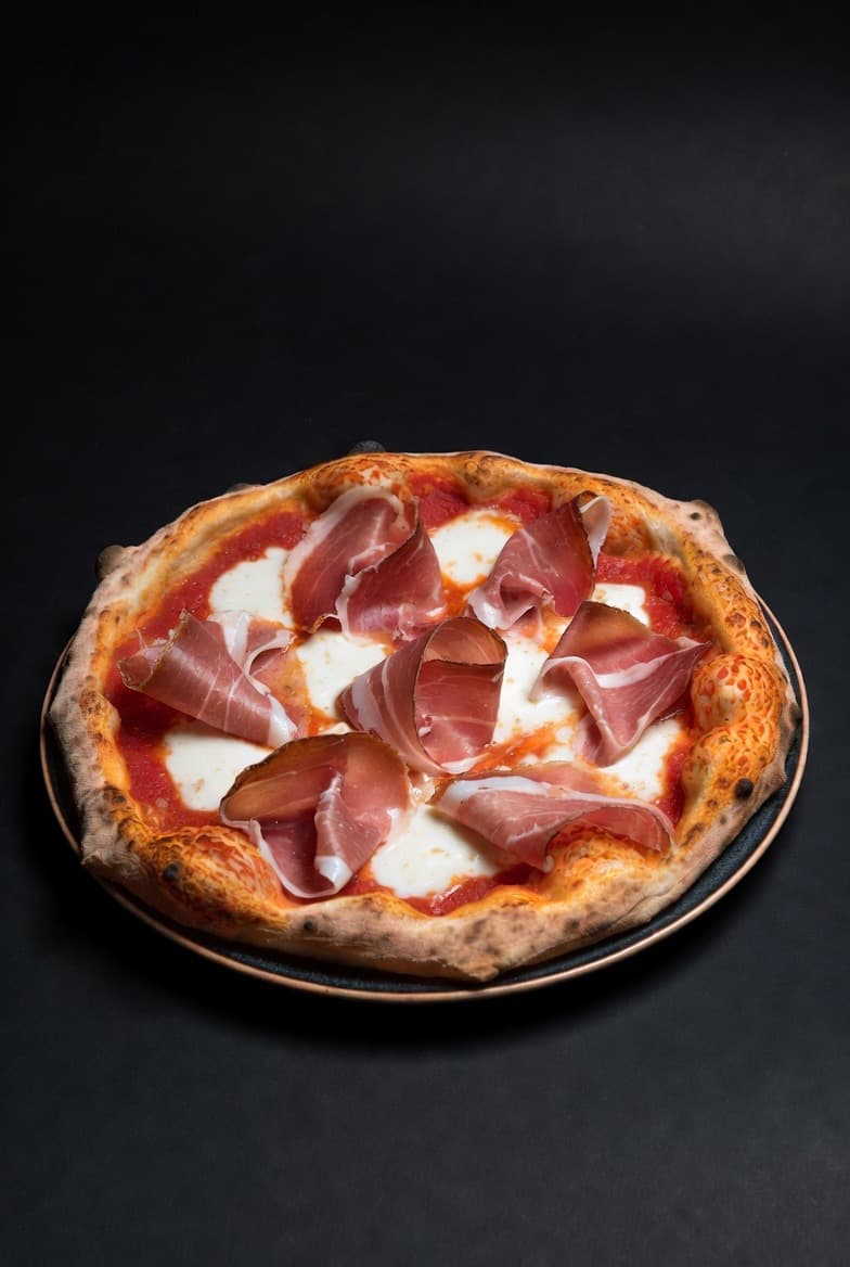 Buffalo mozzarella and prosciutto