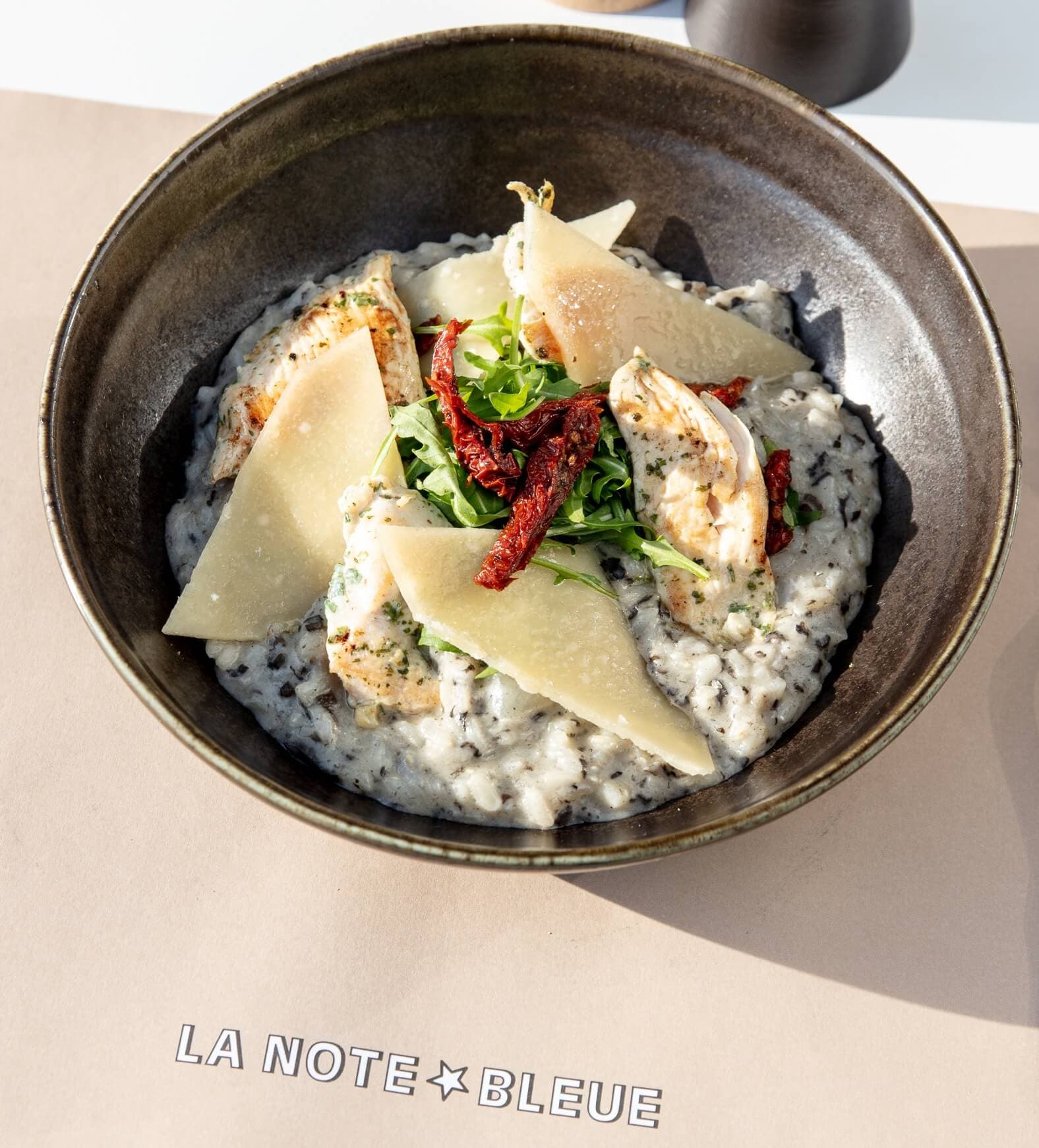 Risotto à la truffe et poulet - Menu item