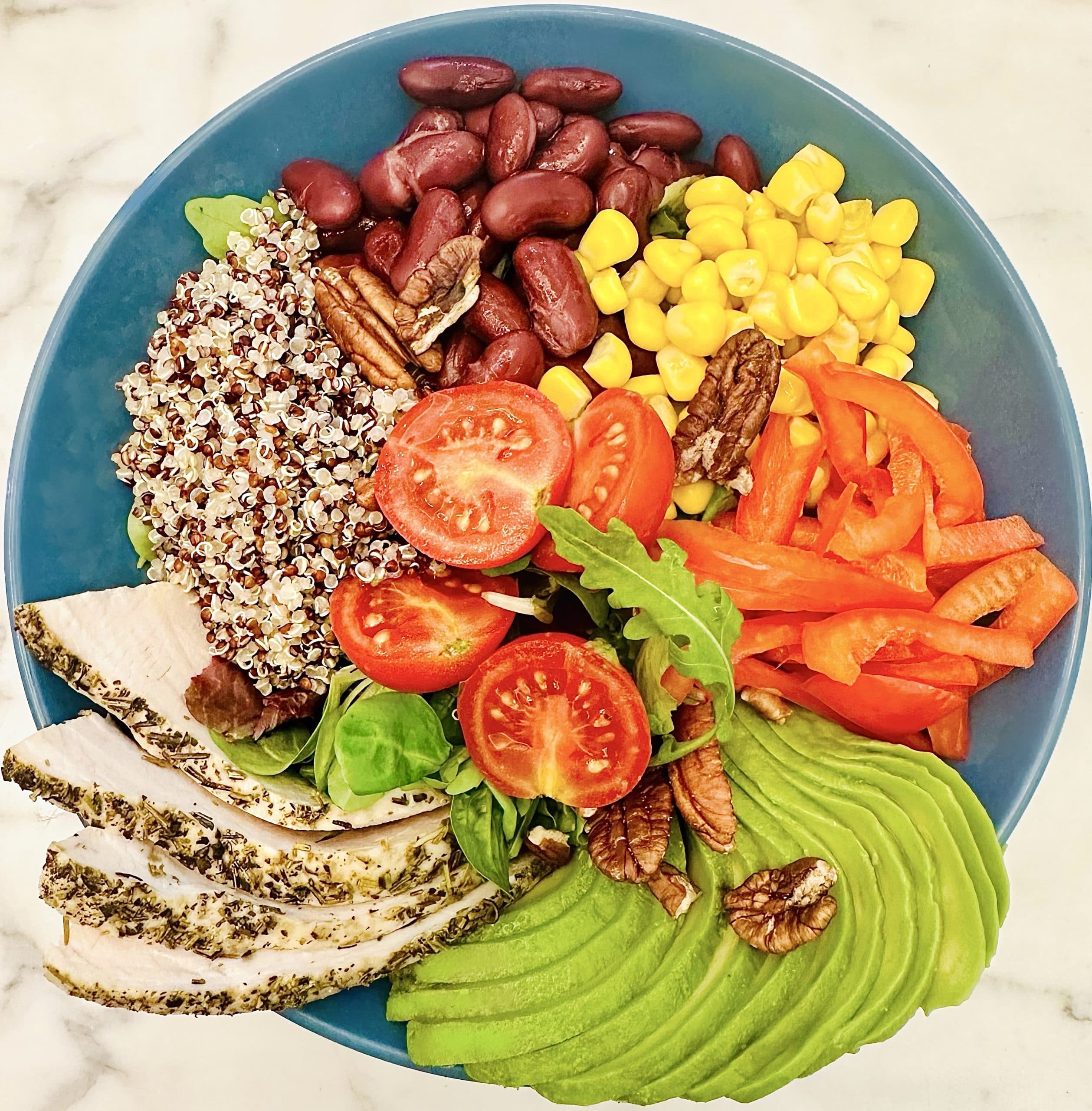 Chicken avocado bowl - Menu item
