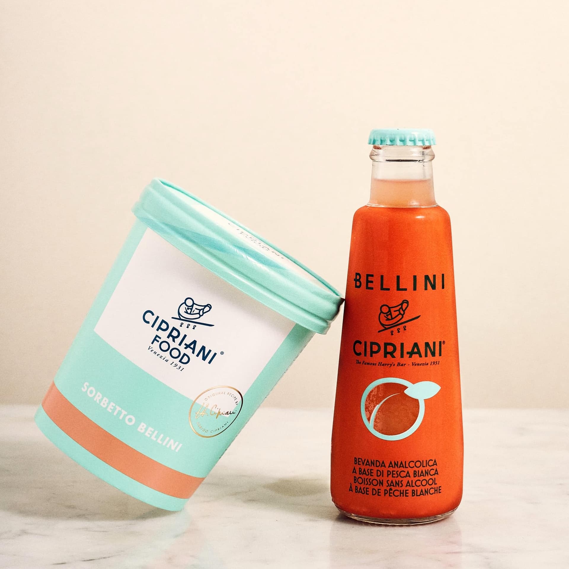 Sorbet Bellini Cipriani 500 ml - Menu item