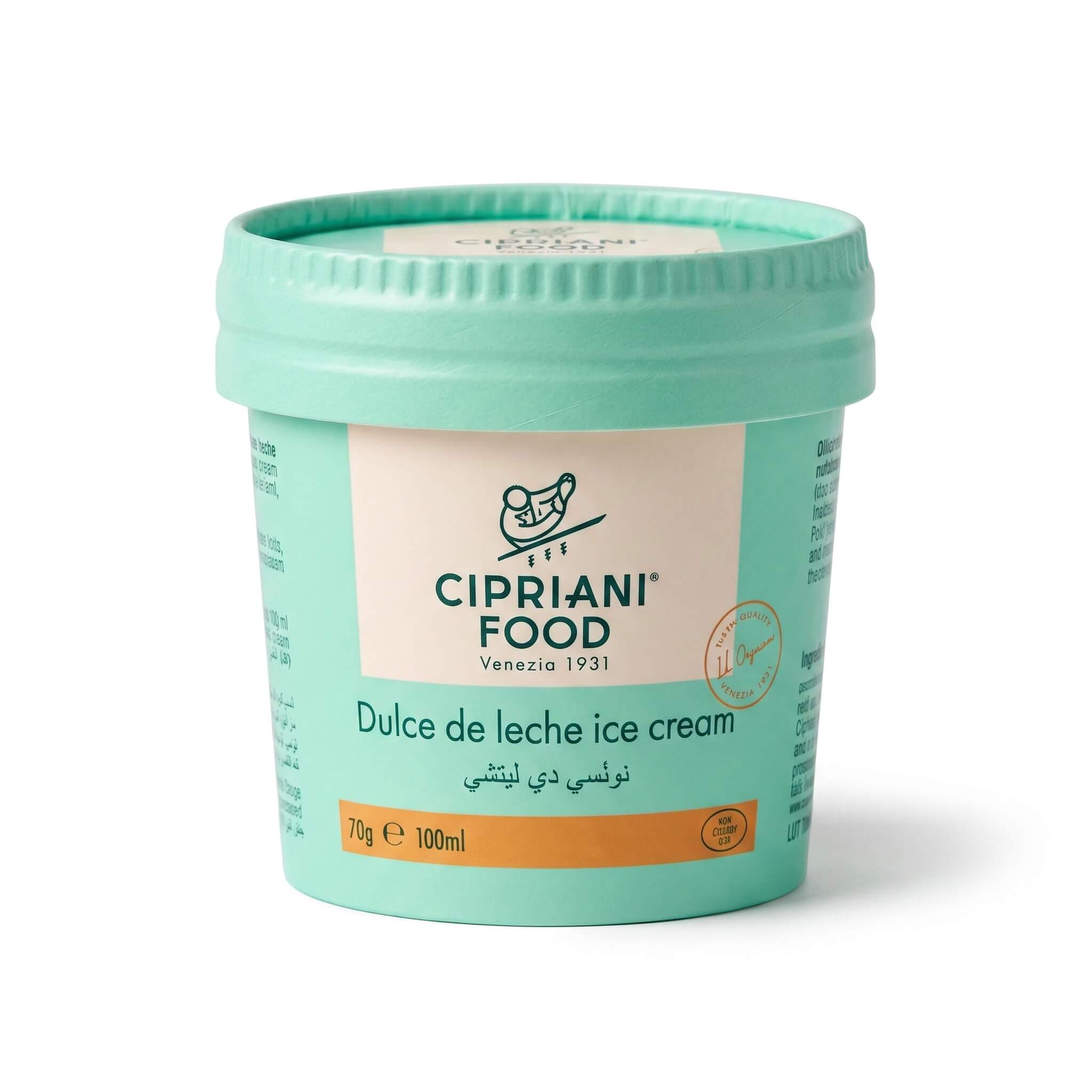 Gelato Dulce de Leche Cipriani 100 ml - Menu item