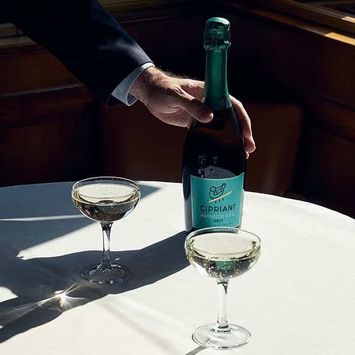 Cipriani Prosecco Brut 750ml (12%) - Menu item