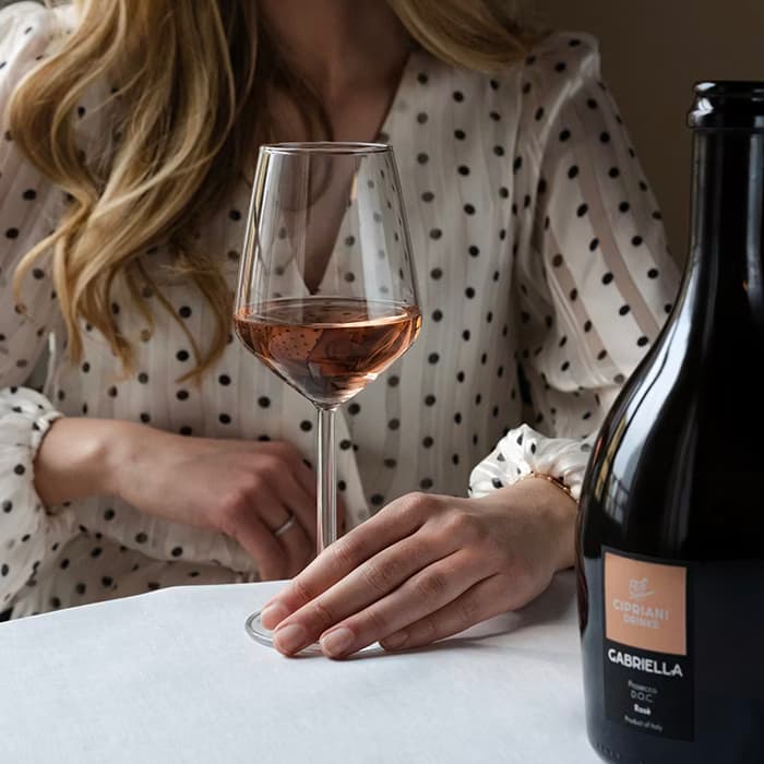 Cipriani Prosecco Rosé DOC Gabriella 750ml - Menu item