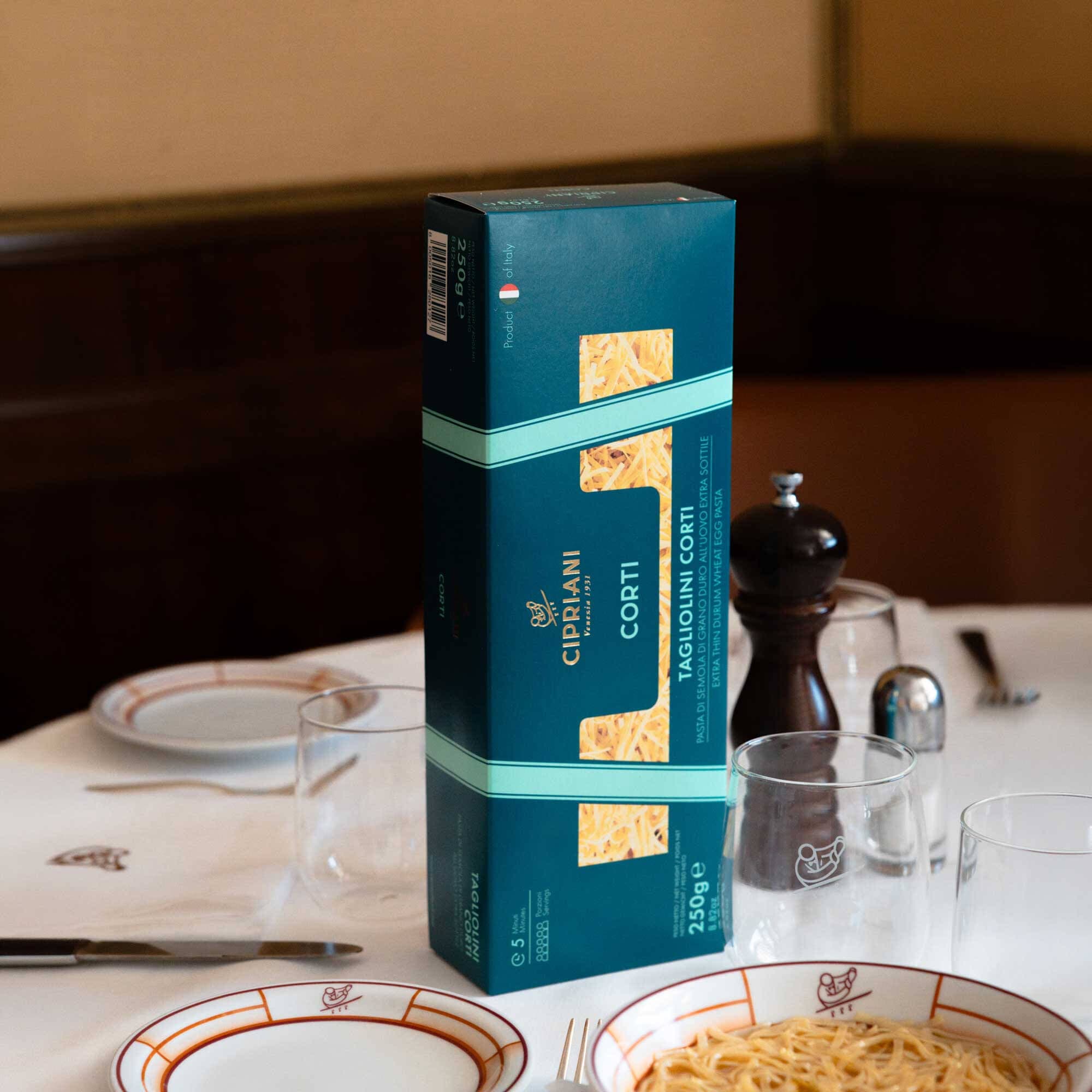 Tagliolini Corti aux Œufs Cipriani 250g - Menu item