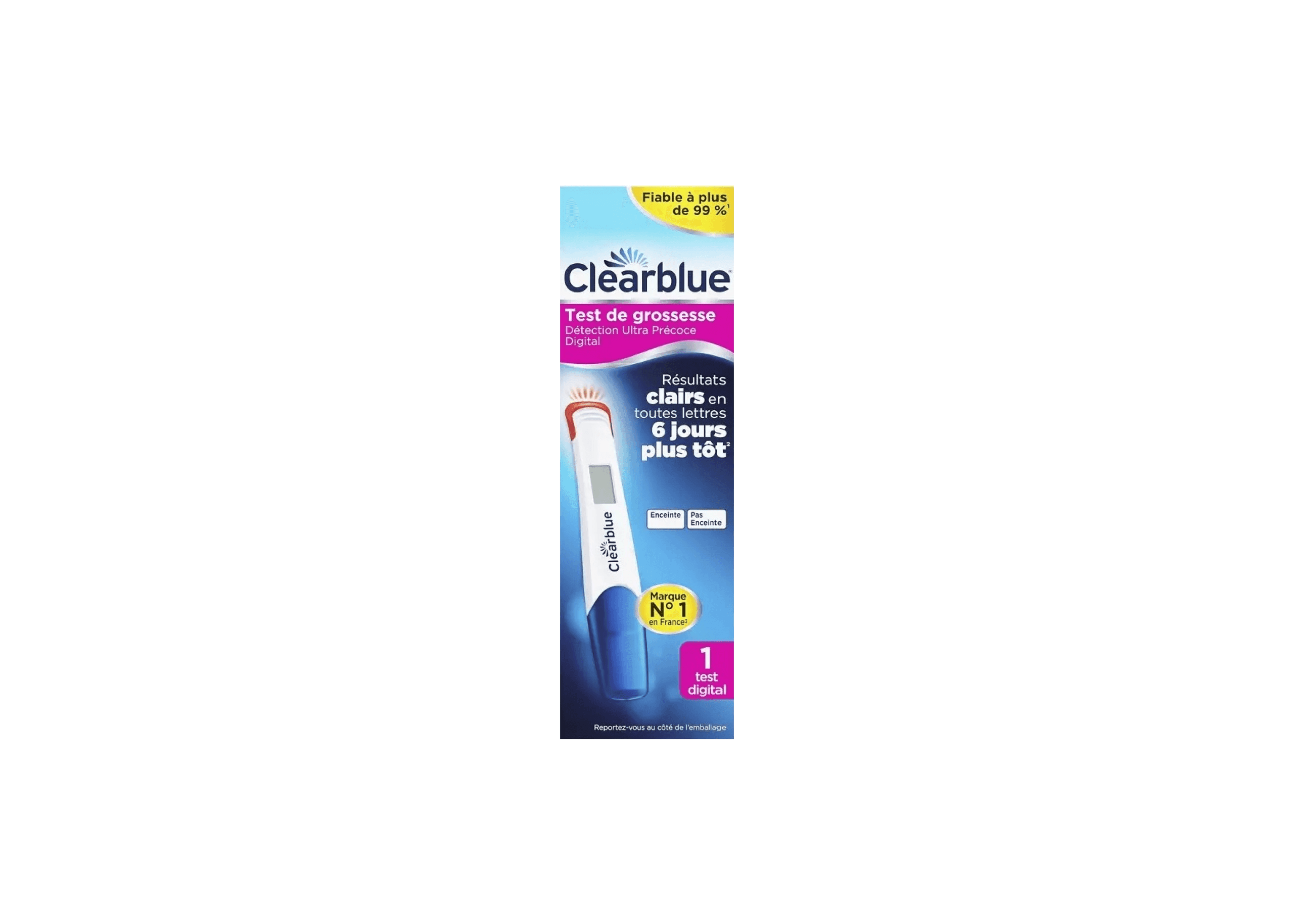 Clearblue Test De Grossesse Digital Ultra Précoce - Menu item
