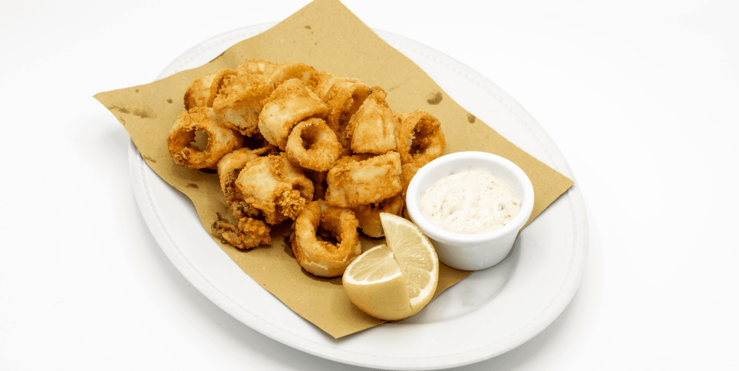 Petite friture de calamars, sauce tartare - Menu item