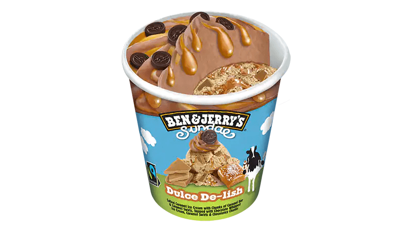 Dulce De-lish Sundae 465ml - Menu item