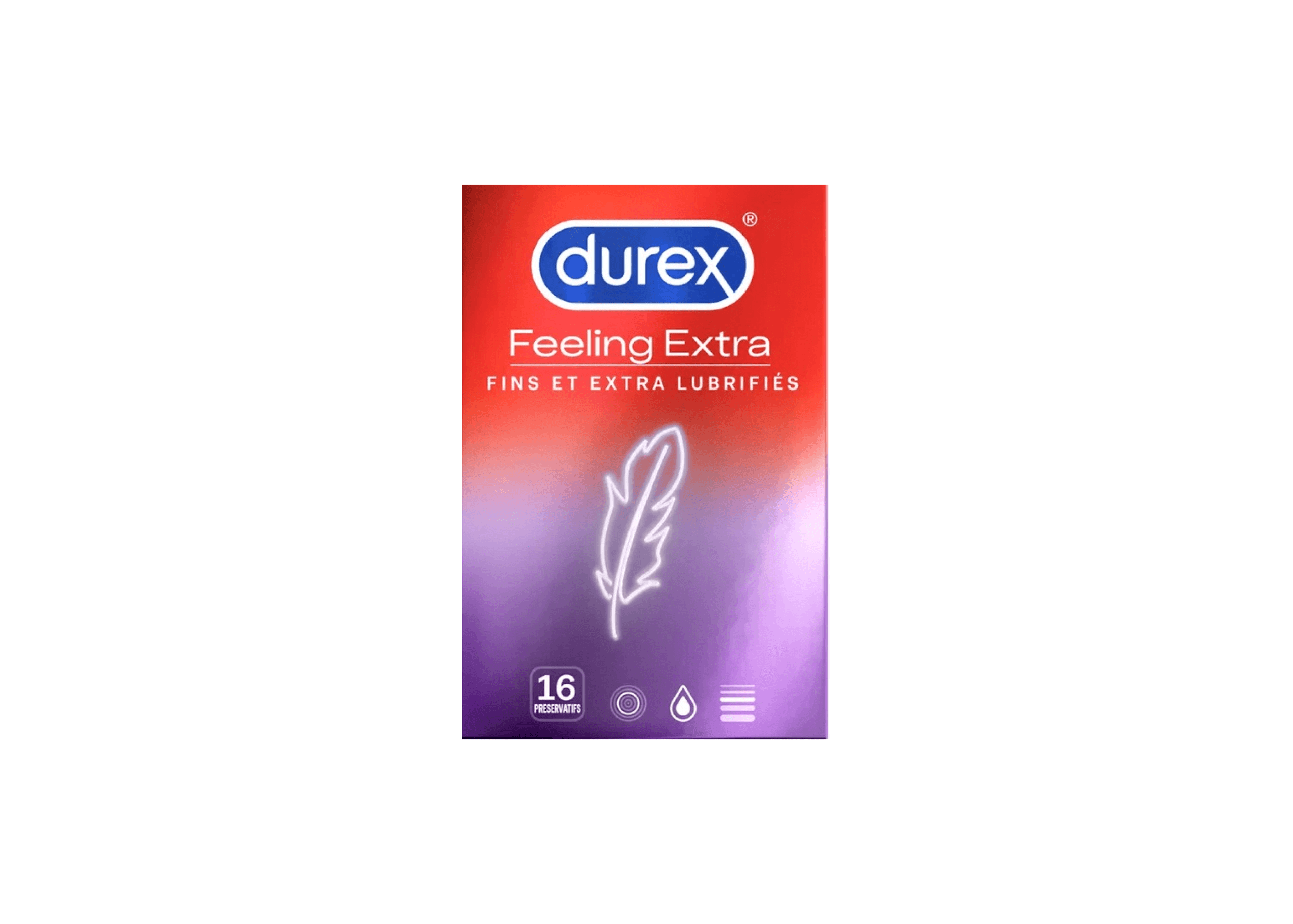 Durex Feeling Extra Préservatif Lubrifié Avec Réservoir - Menu item