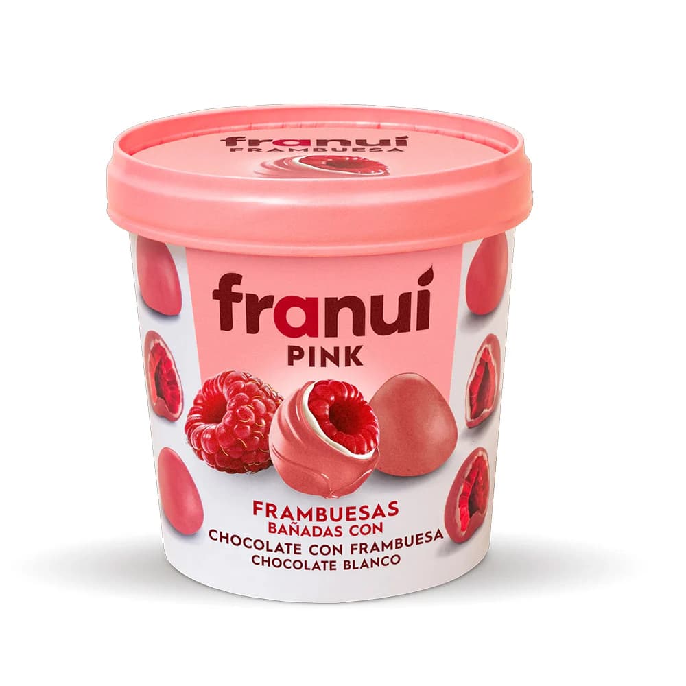 Franui Pink - Raspberries in white & raspberries chocolate 150g - Menu item