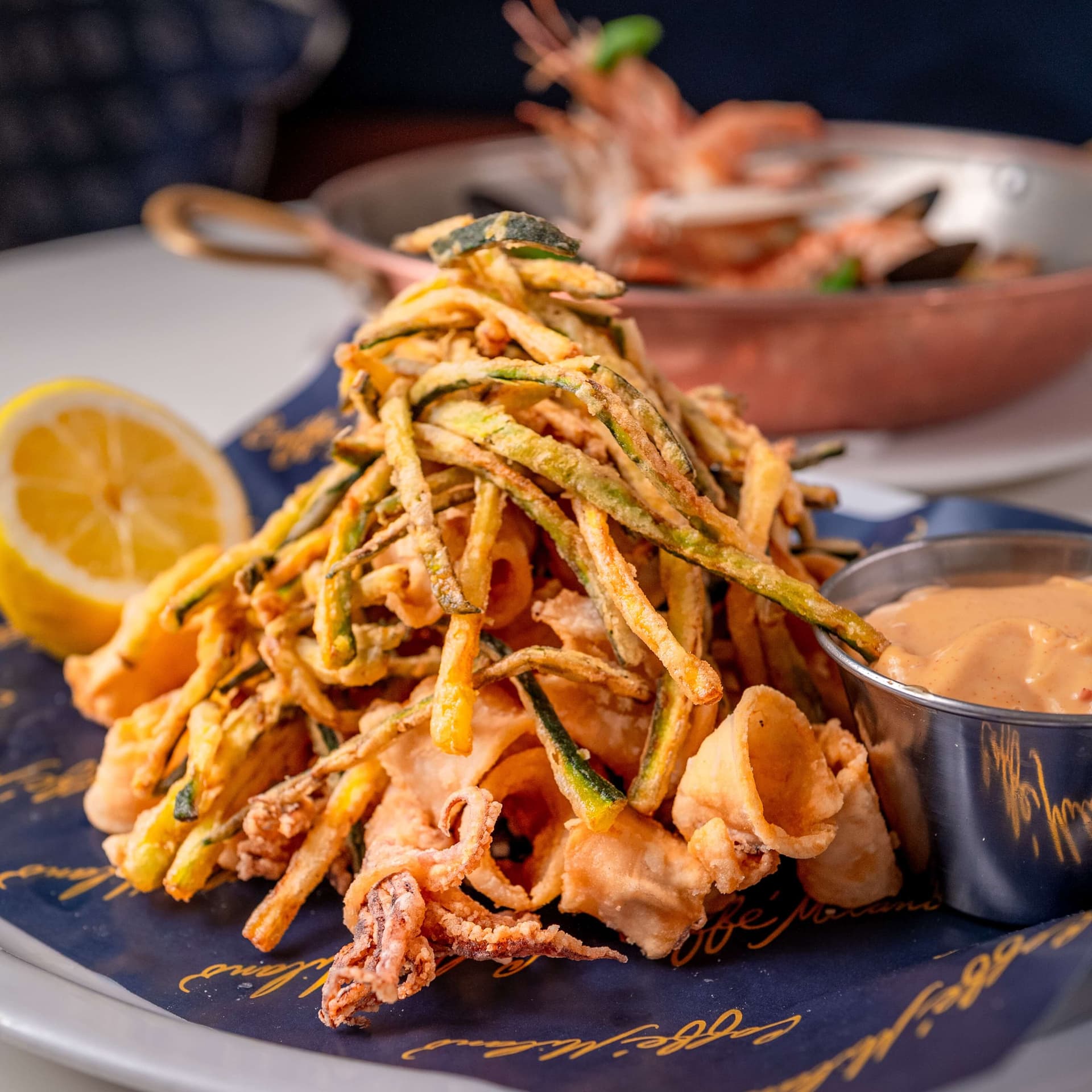 Fried Calamari & Zucchini - Menu item