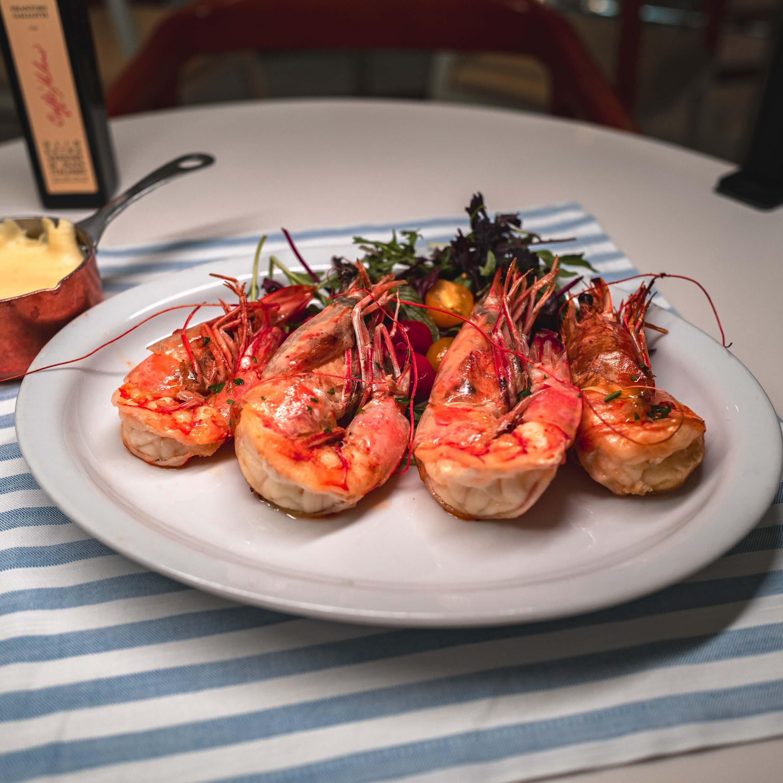 Gambas grillées - Menu item