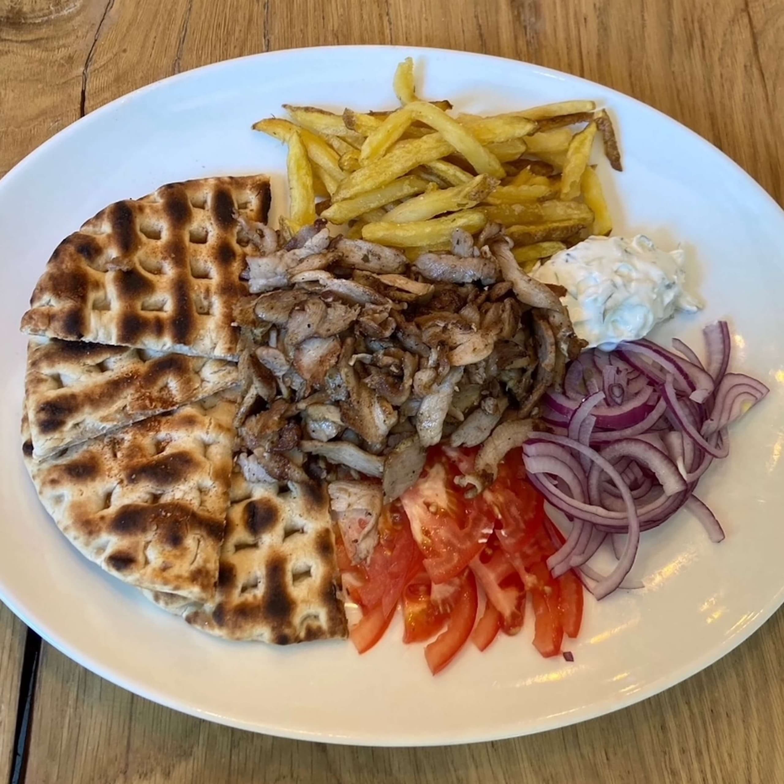 Gyros Assiette Porc - Menu item