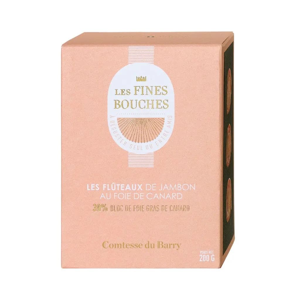 Fluteaux de jambon au foie de canard (30%) 200g - Menu item